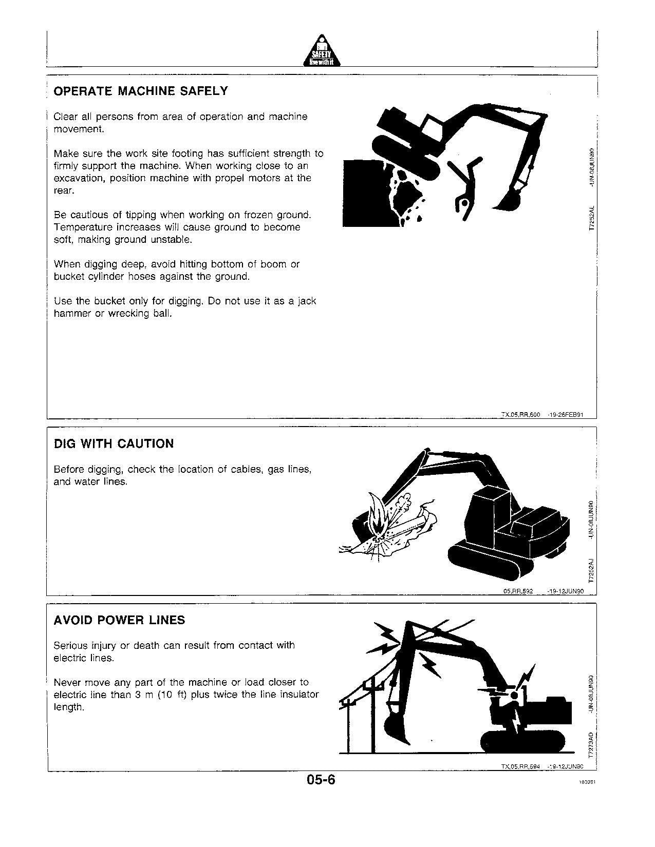 JOHN DEERE 70D EXCAVATOR OPERATORS MANUAL