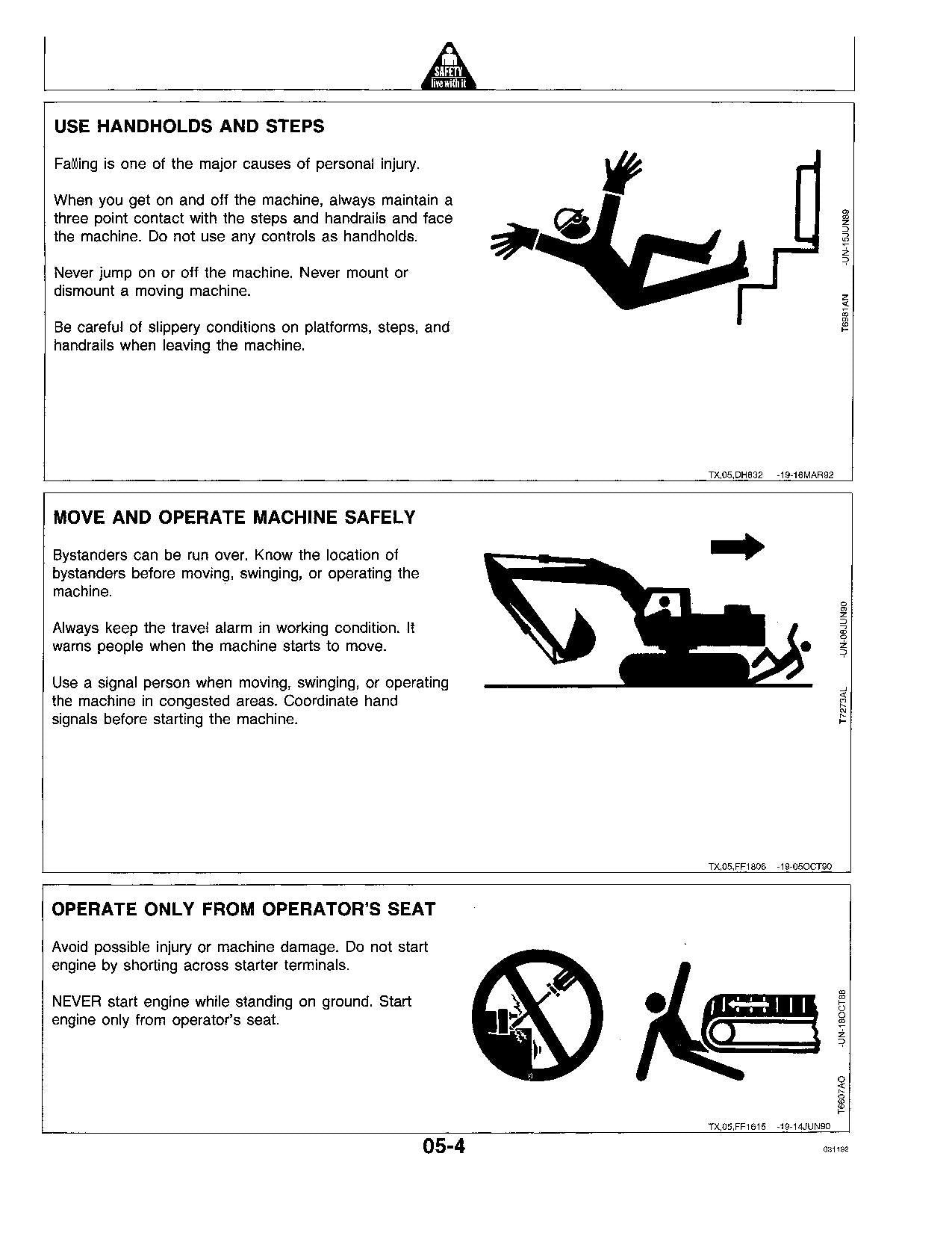 JOHN DEERE 190E EXCAVATOR OPERATORS MANUAL