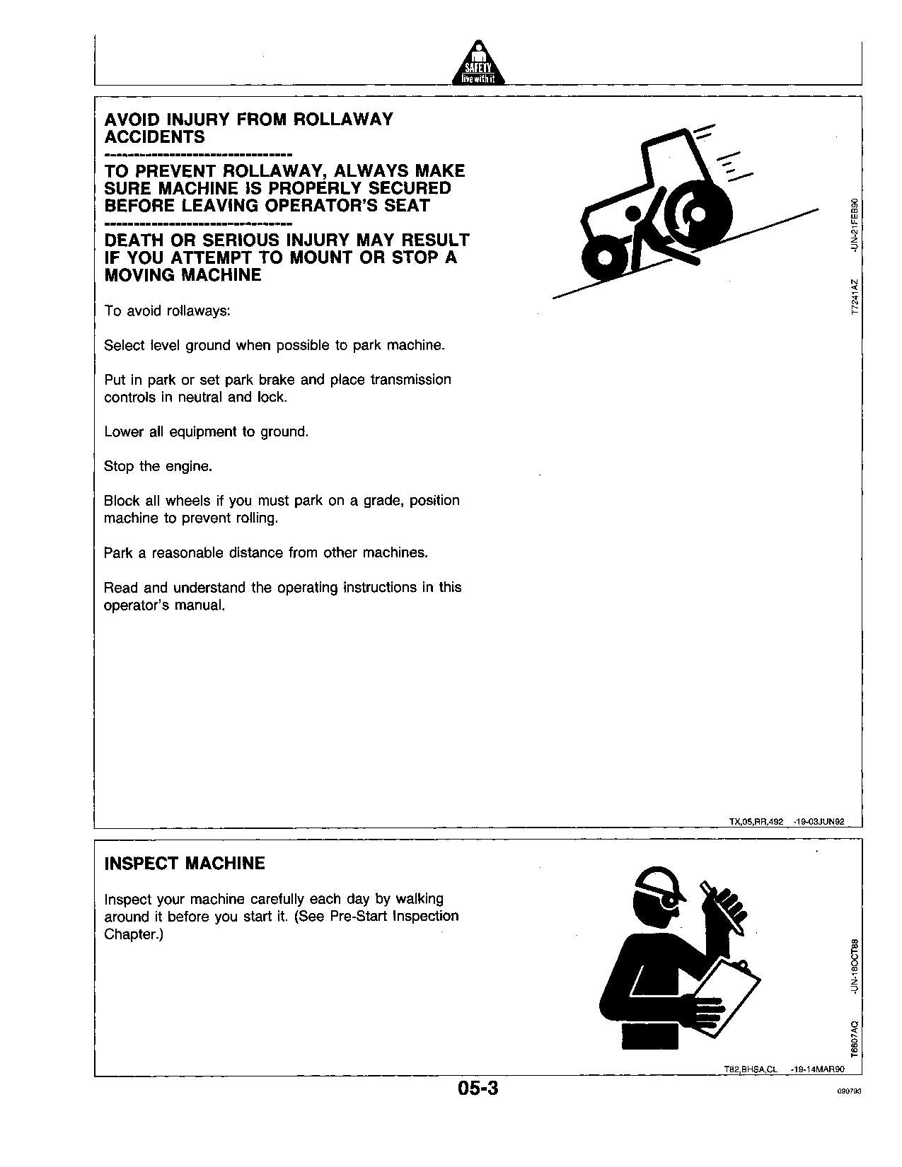 JOHN DEERE 595D EXCAVATOR OPERATORS MANUAL