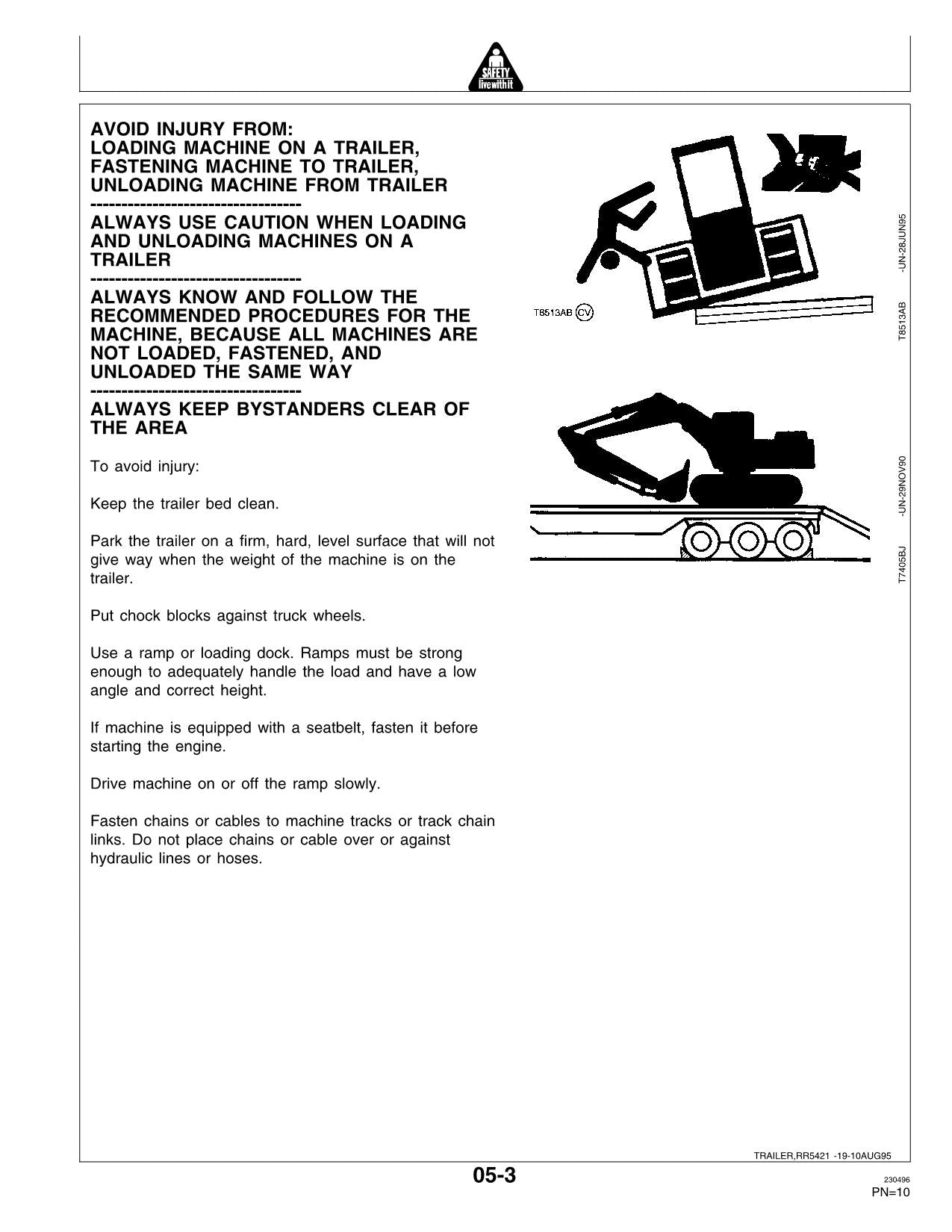 JOHN DEERE 792DLC EXCAVATOR OPERATORS MANUAL