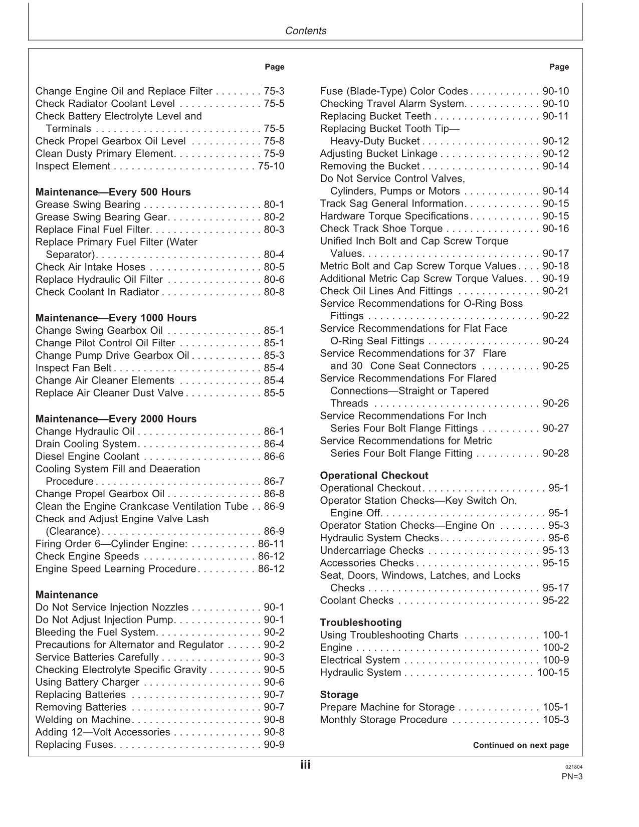 JOHN DEERE 230LC EXCAVATOR OPERATORS MANUAL