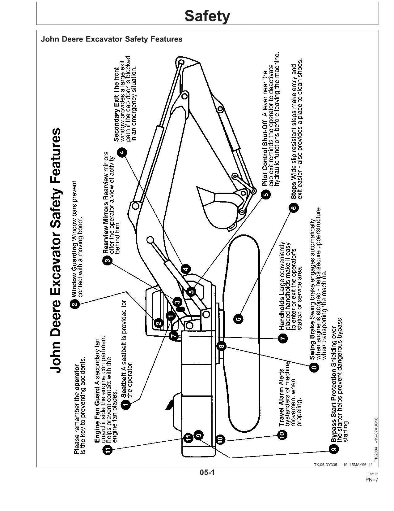 JOHN DEERE 550LC EXCAVATOR OPERATORS MANUAL