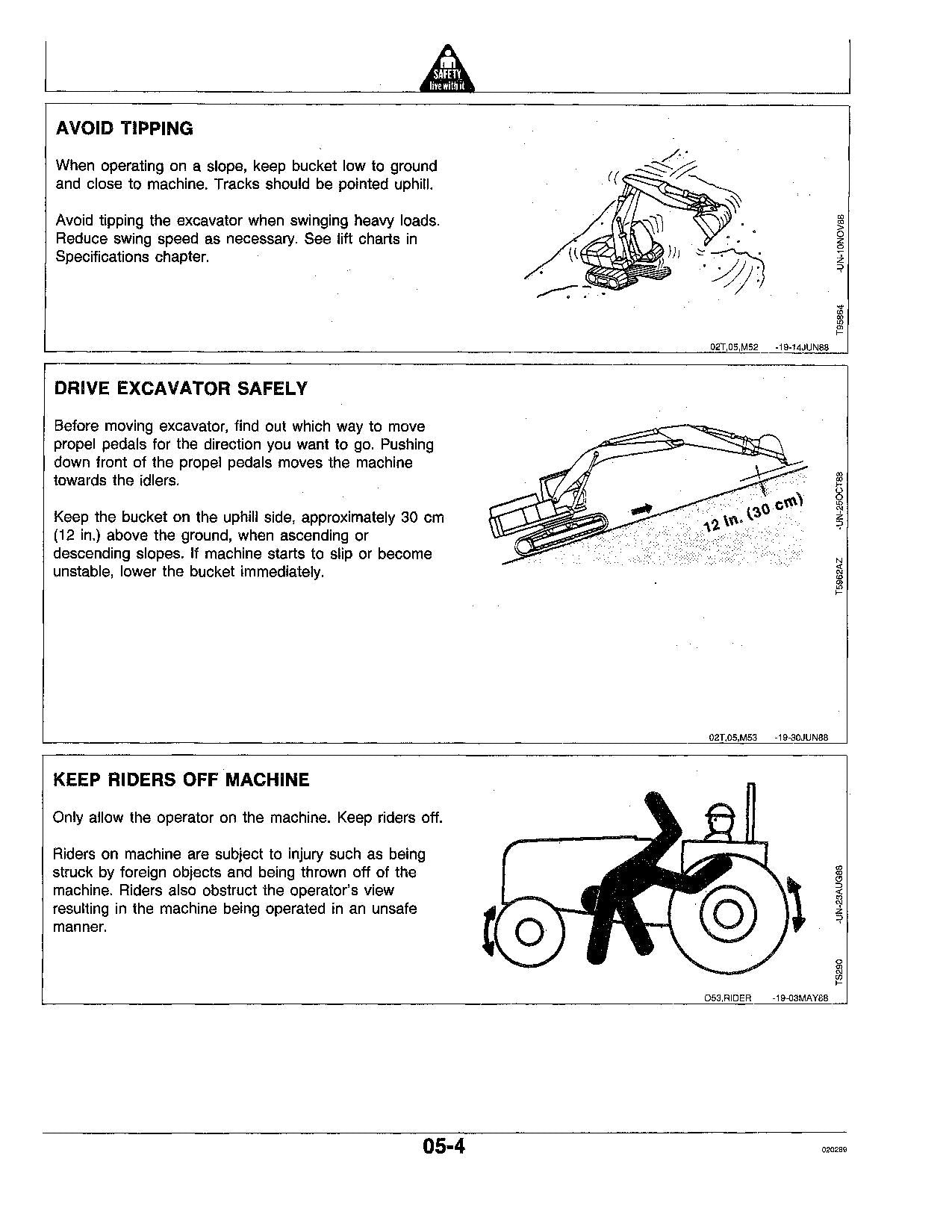 JOHN DEERE 690D 690DLC EXCAVATOR OPERATORS MANUAL #2