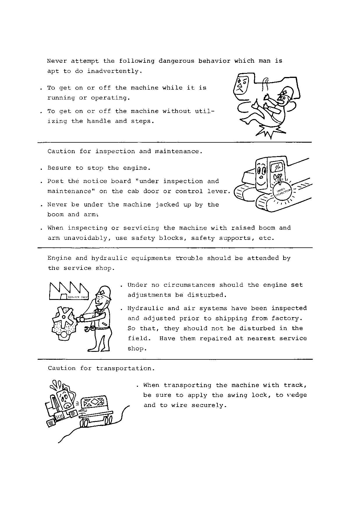 HITACHI UH082 EXCAVATOR OPERATORS MANUAL