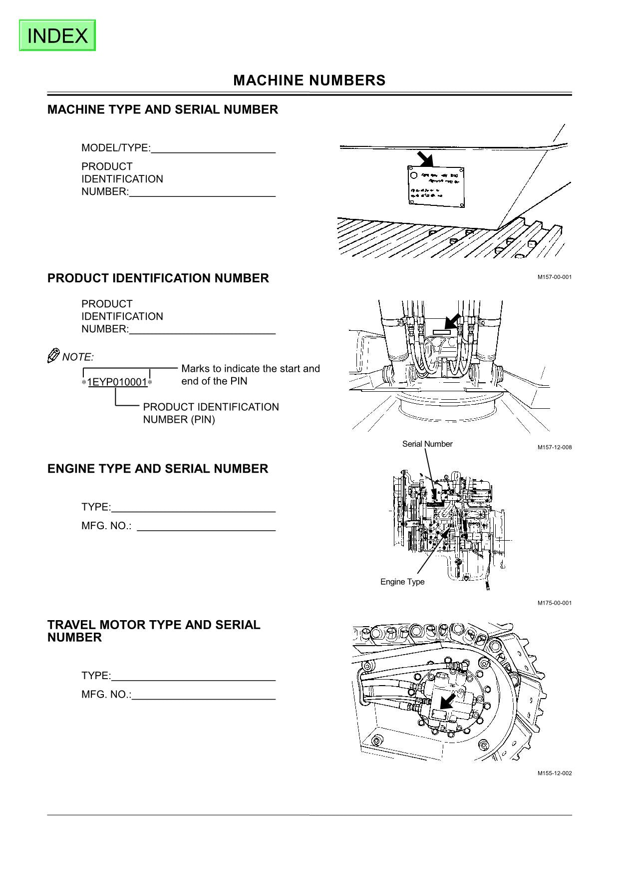 HITACHI ZAXIS ZX 110 EXCAVATOR OPERATORS MANUAL