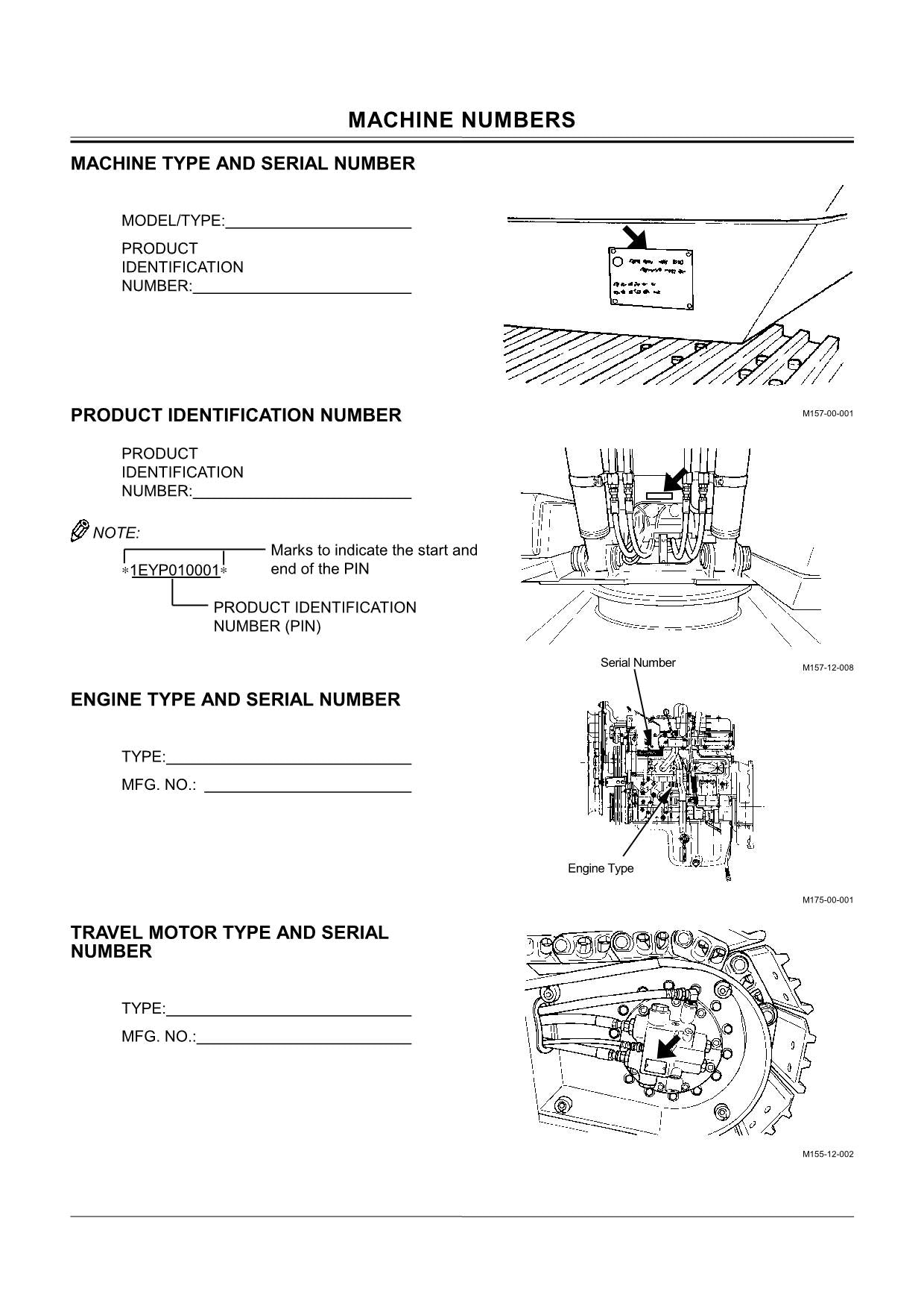 HITACHI ZAXIS ZX 95 EXCAVATOR OPERATORS MANUAL