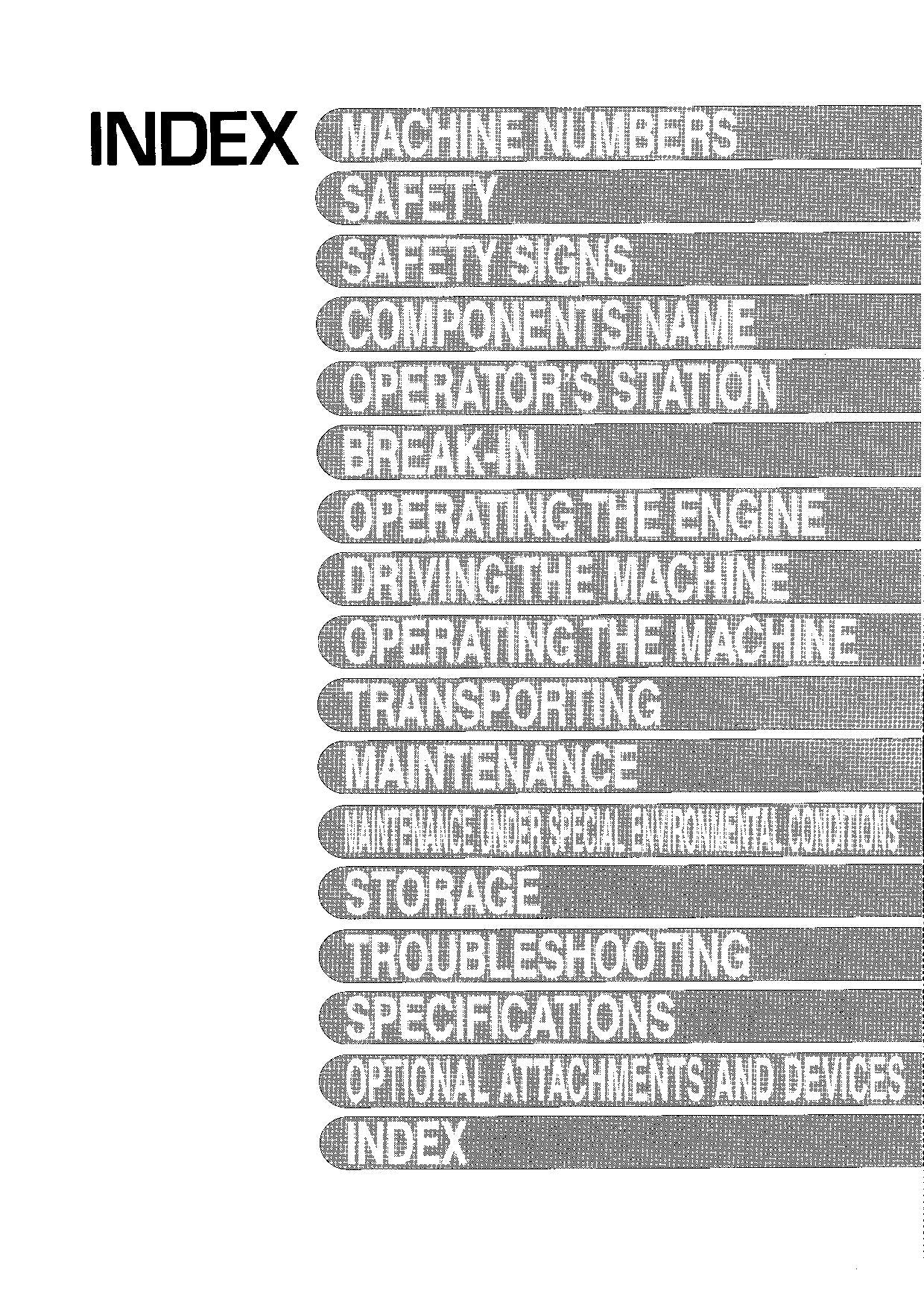 HITACHI ZAXIS ZX 110 110M 120 130H 130K 130L 160LC   EXCAVATOR OPERATORS MANUAL