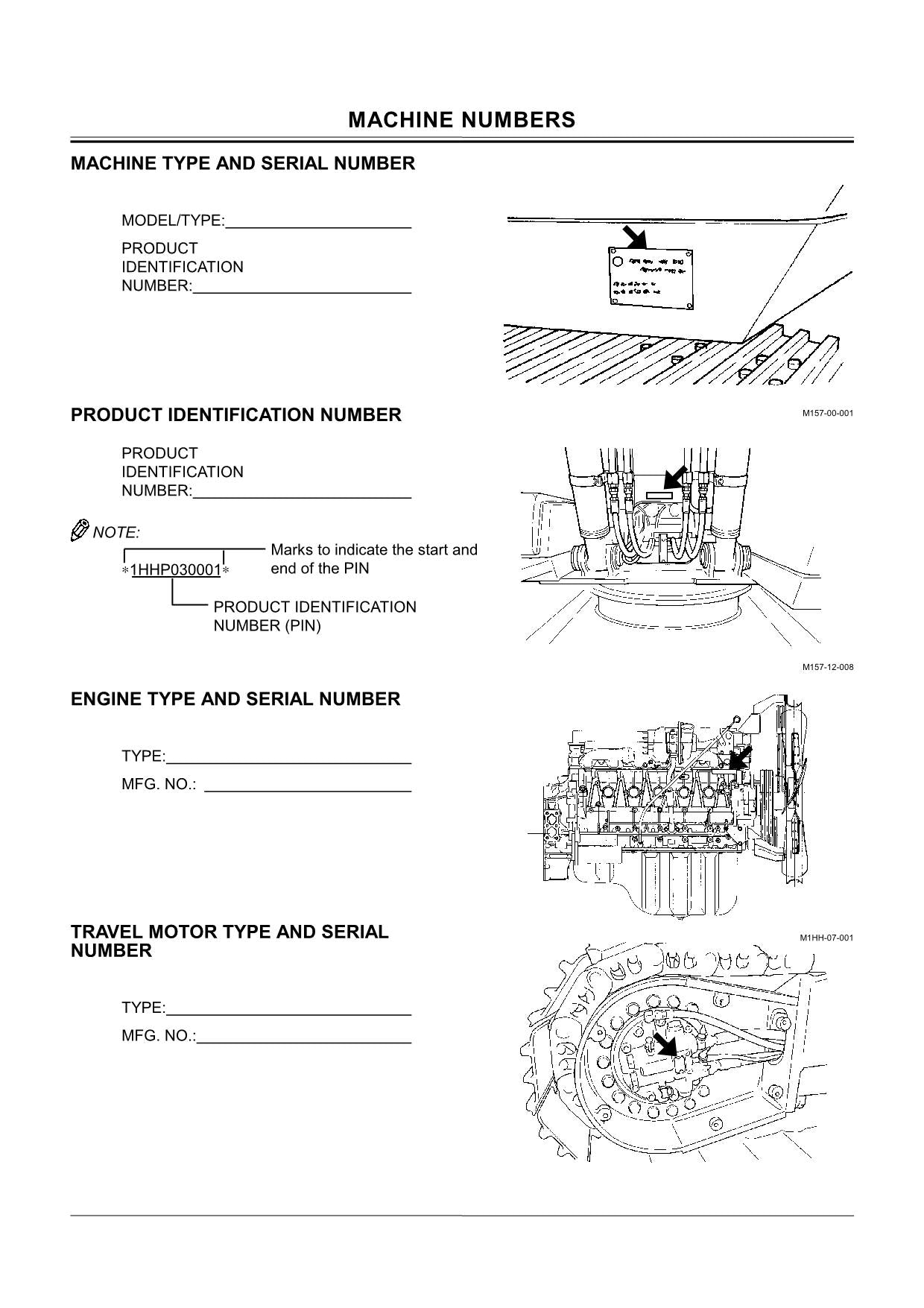 HITACHI ZAXIS ZX 330LC 370 EXCAVATOR OPERATORS MANUAL