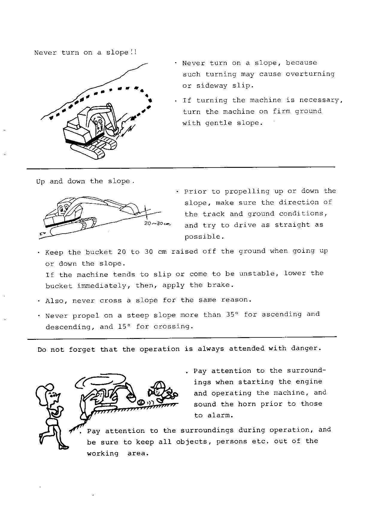 HITACHI UH062 EXCAVATOR OPERATORS MANUAL