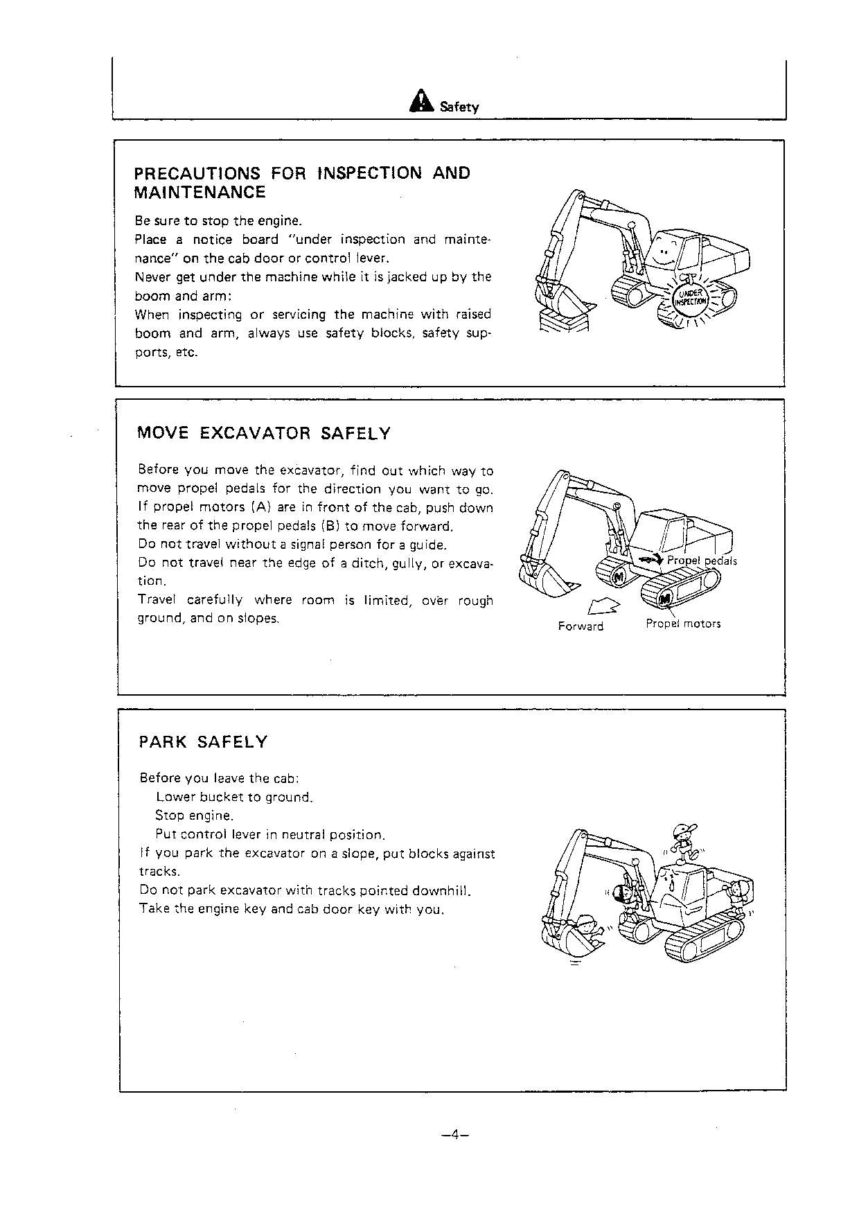 HITACHI UH063 EXCAVATOR OPERATORS MANUAL