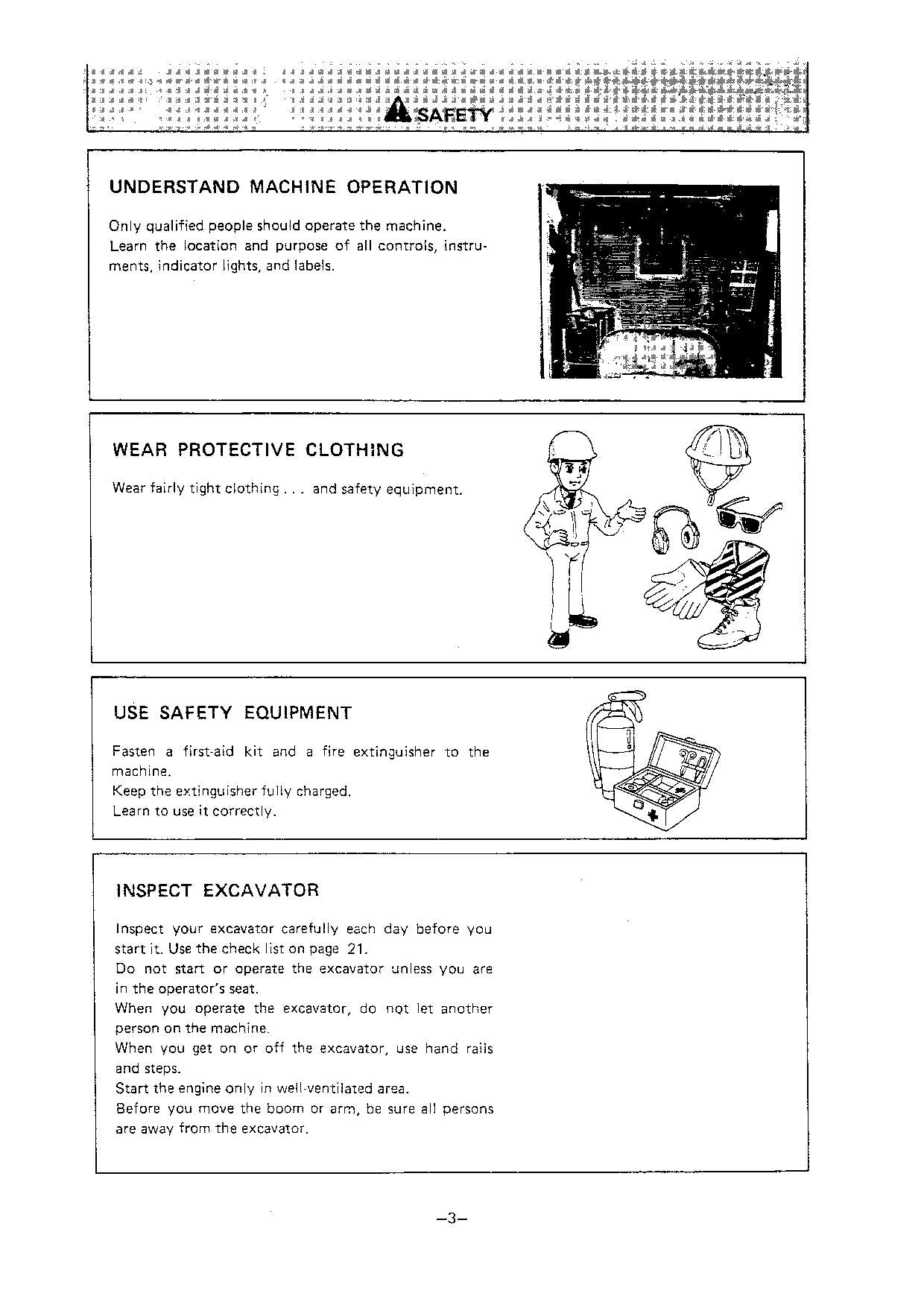 HITACHI UH063 EXCAVATOR OPERATORS MANUAL