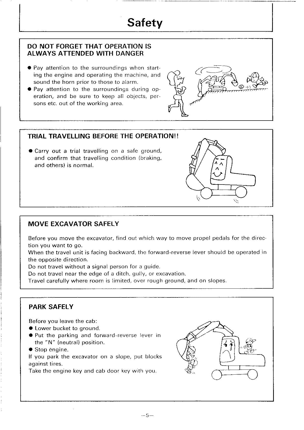 HITACHI EX60WD EXCAVATOR OPERATORS MANUAL