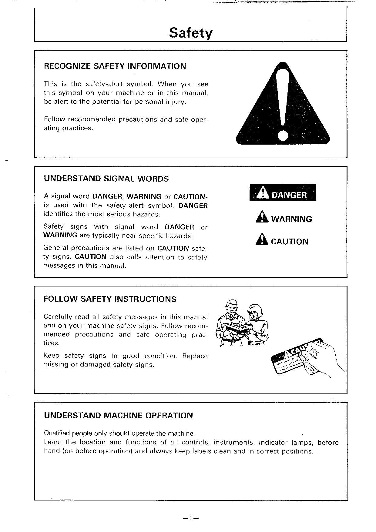 HITACHI EX60WD EXCAVATOR OPERATORS MANUAL