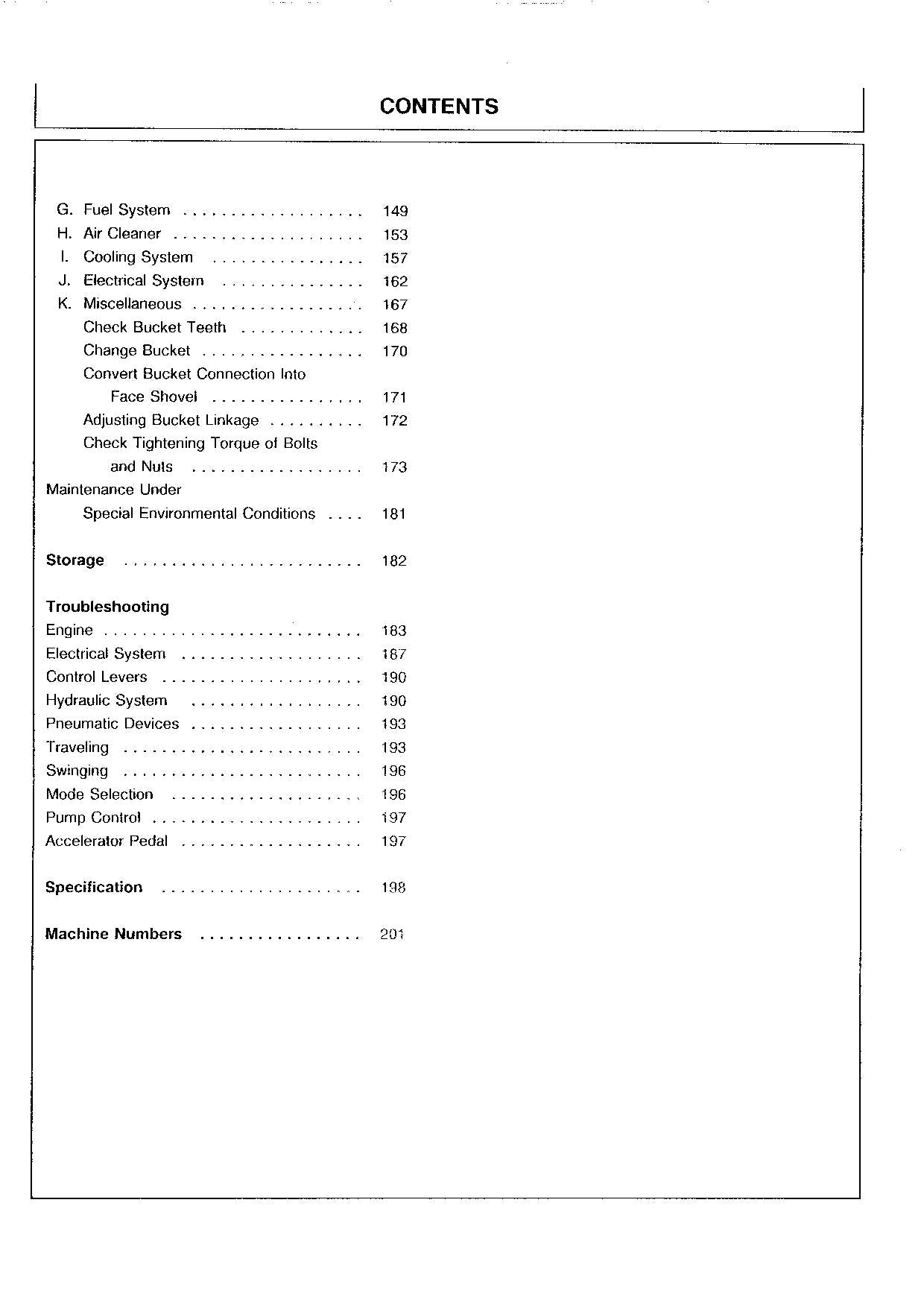 HITACHI EX100WD-2 EXCAVATOR OPERATORS MANUAL