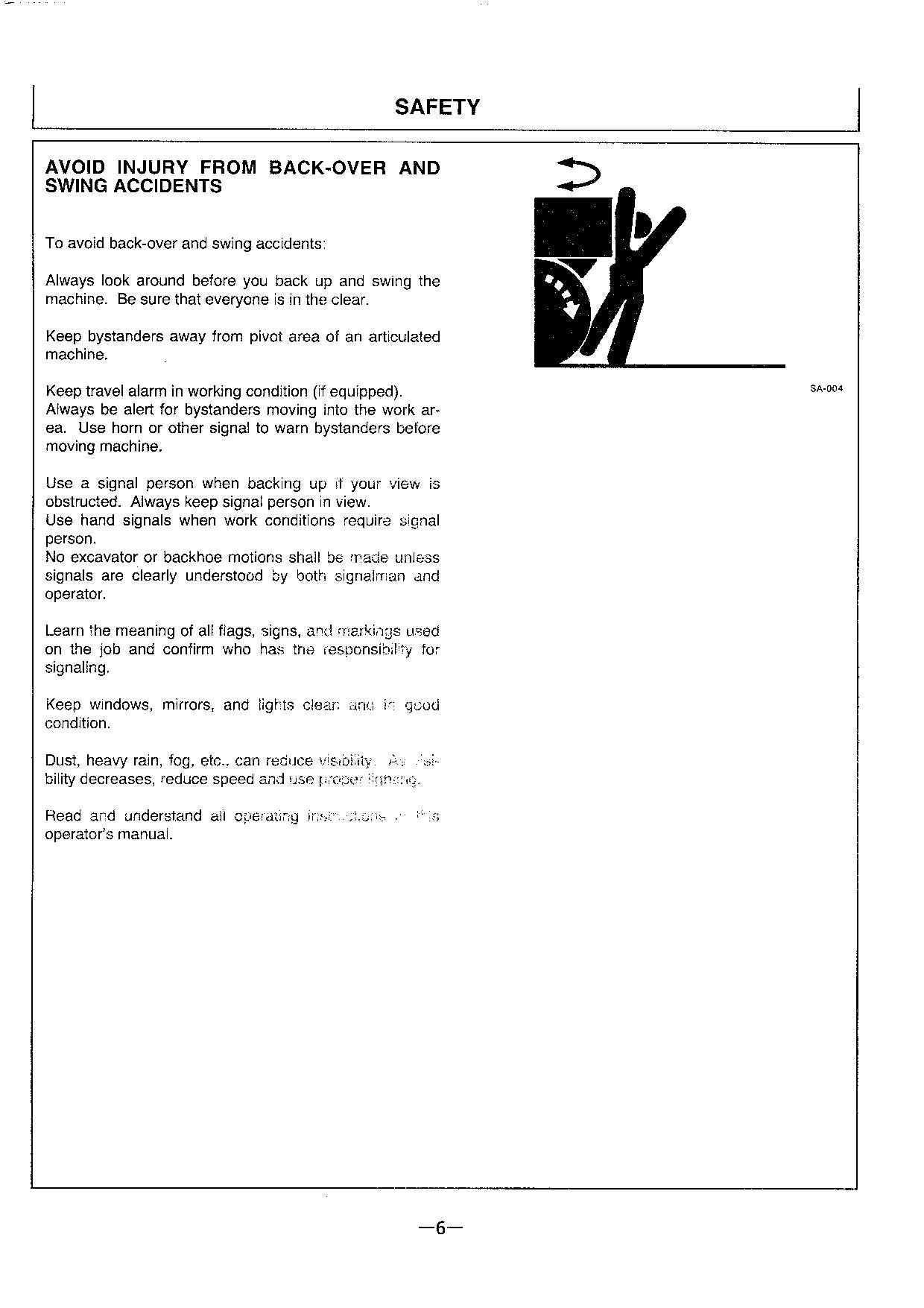 HITACHI EX100WD-3 EXCAVATOR OPERATORS MANUAL