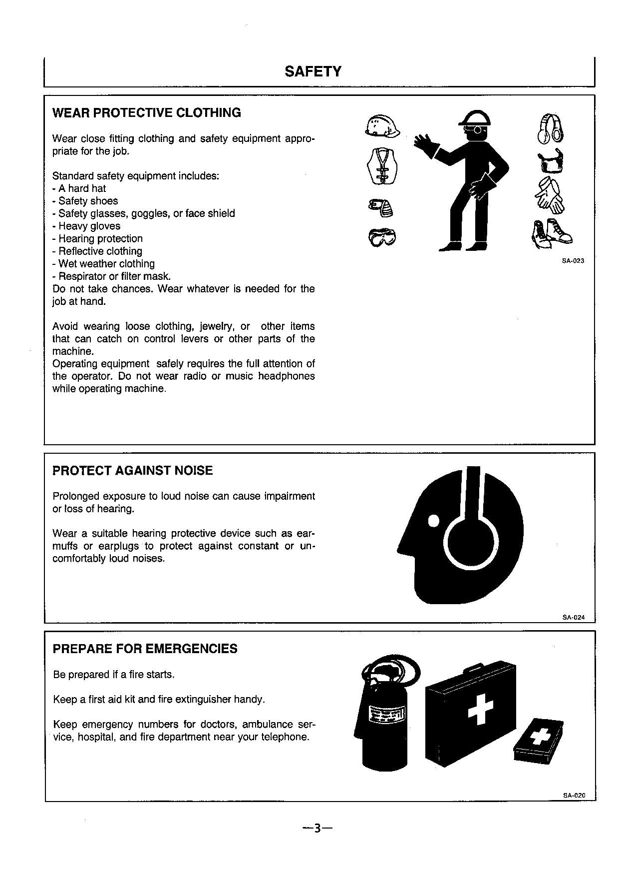 HITACHI EX100WD-3C EXCAVATOR OPERATORS MANUAL