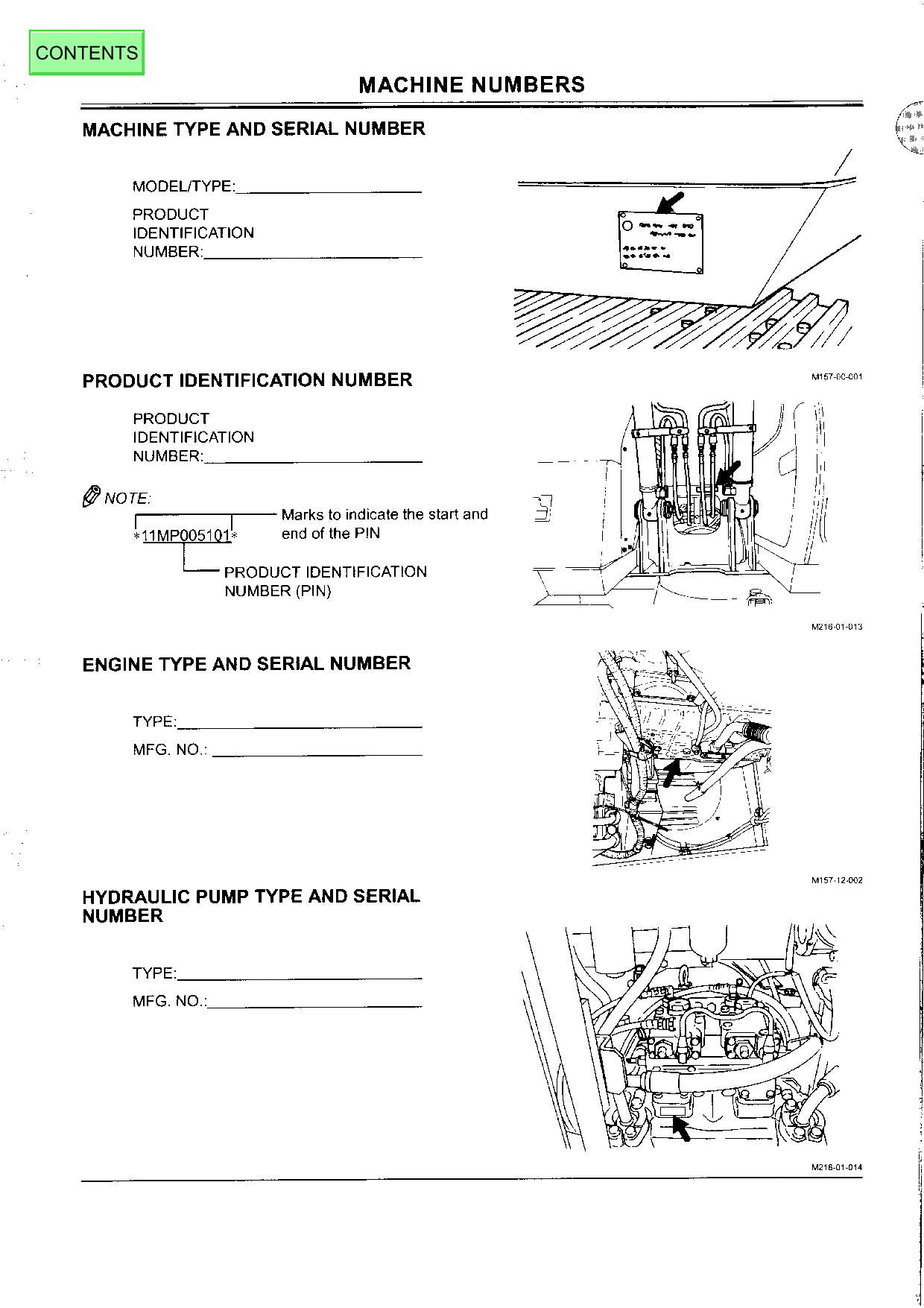 HITACHI EX125WD-5 EXCAVATOR OPERATORS MANUAL