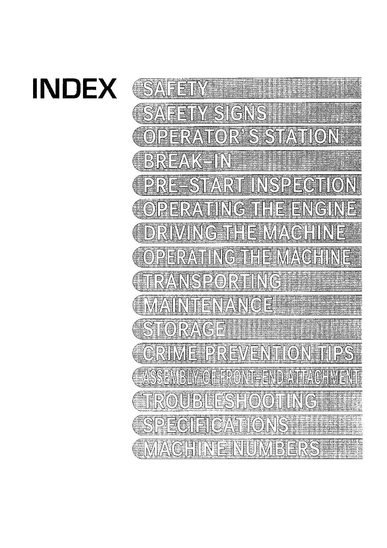 HITACHI EX100-2 EXCAVATOR OPERATORS MANUAL