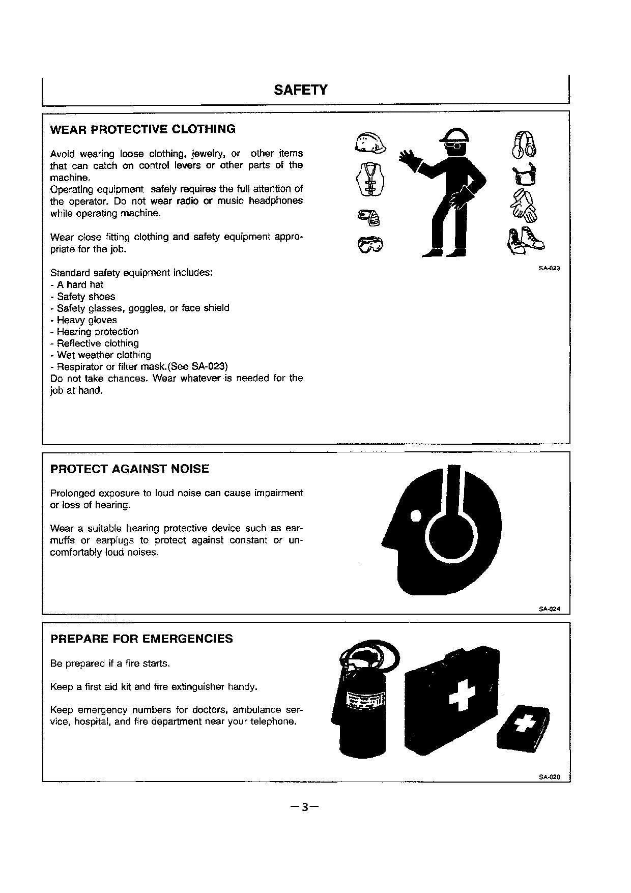 HITACHI EX100-2 EXCAVATOR OPERATORS MANUAL