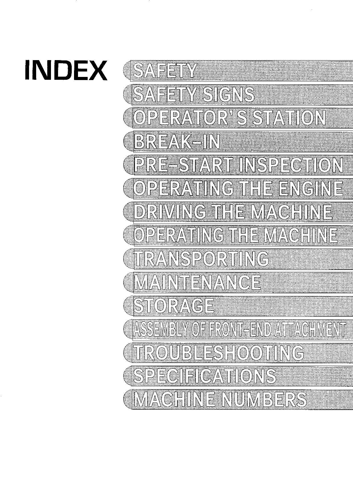 HITACHI EX100M-2 EXCAVATOR OPERATORS MANUAL