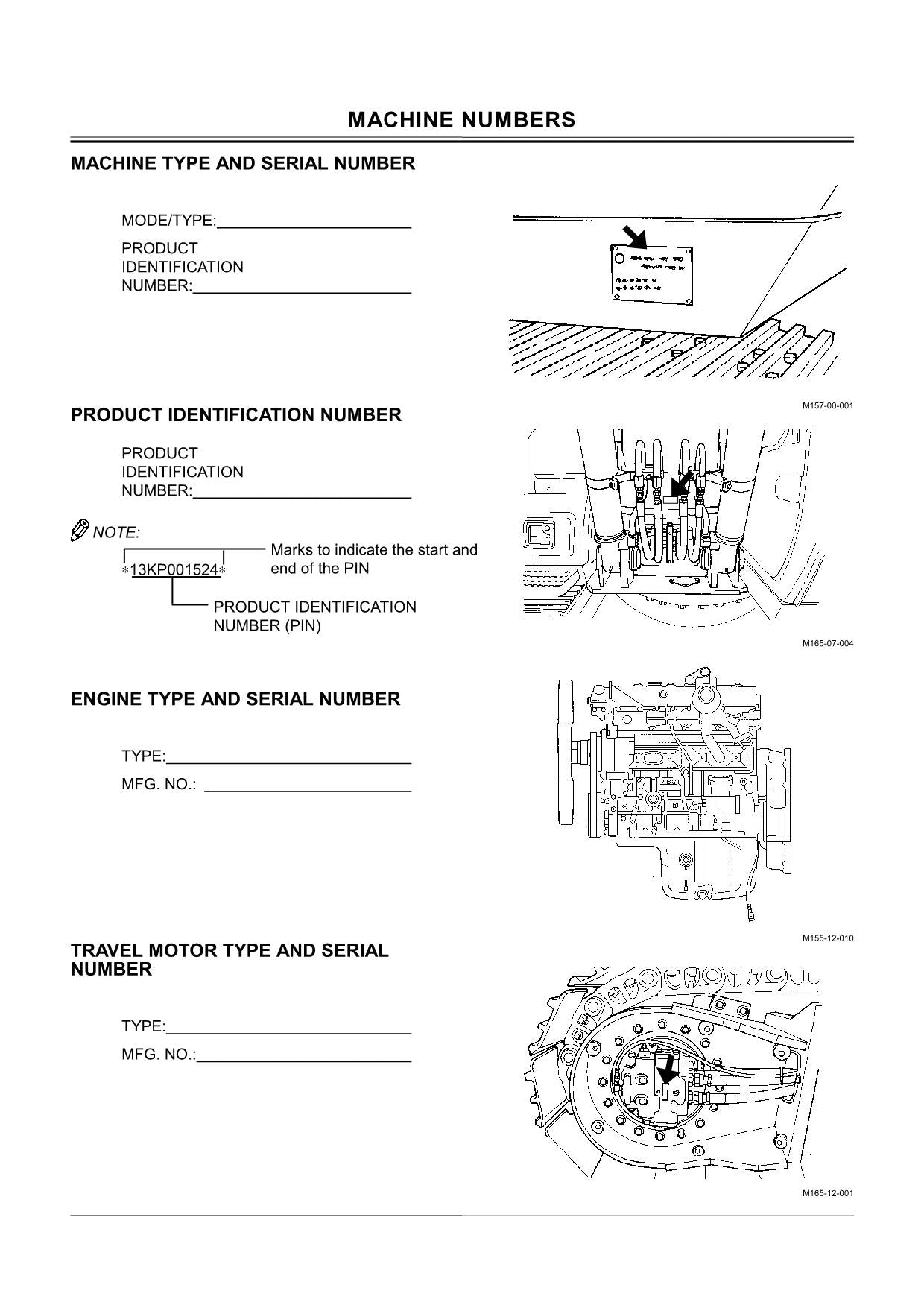 HITACHI EX160LC-5 EXCAVATOR OPERATORS MANUAL