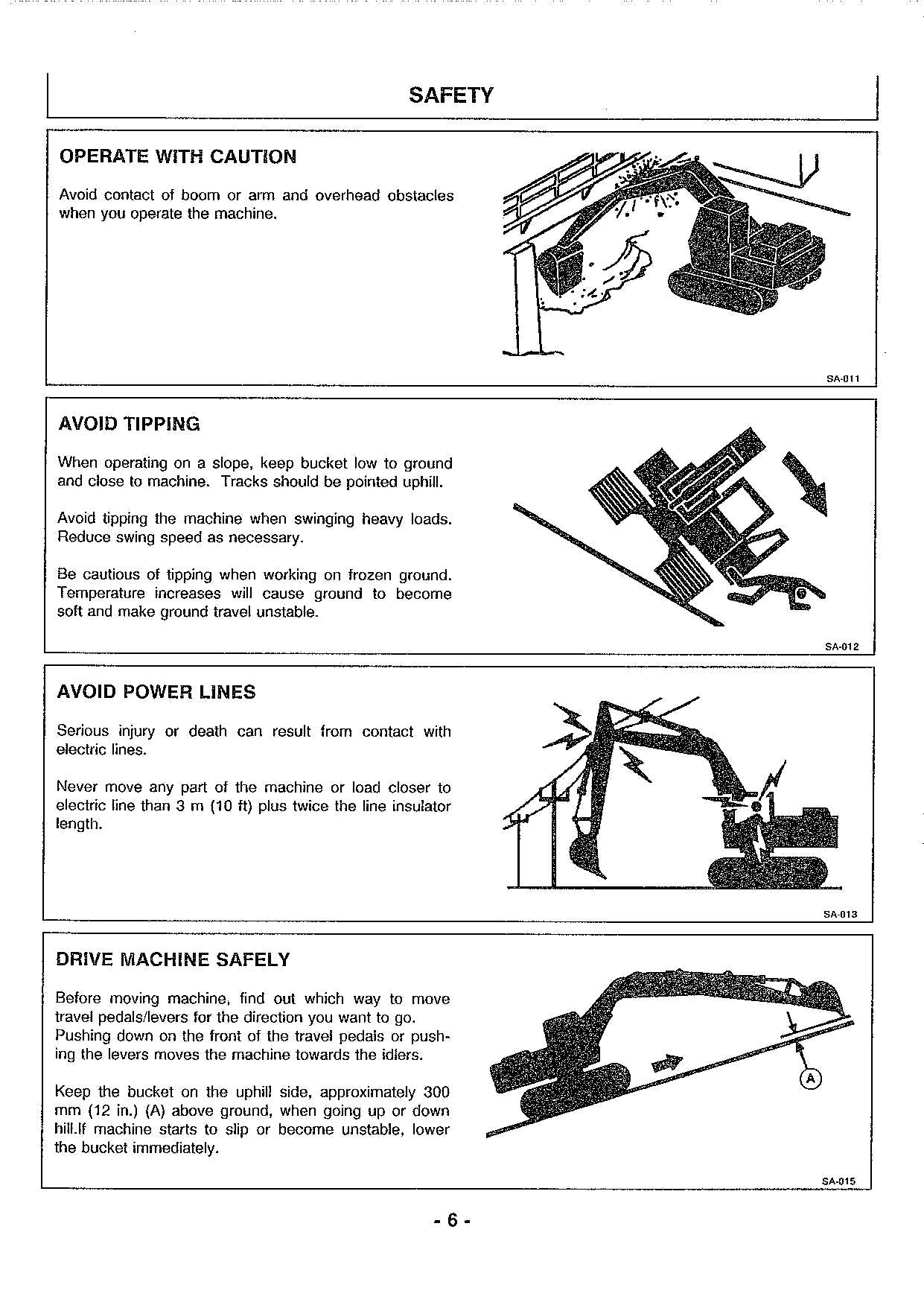 HITACHI EX200-2 EX200LC-2 EXCAVATOR OPERATORS MANUAL #1