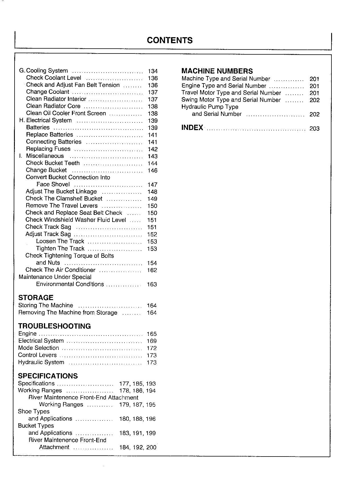 HITACHI EX200-3 EX200LC-3 EX200H-3 EXCAVATOR OPERATORS MANUAL