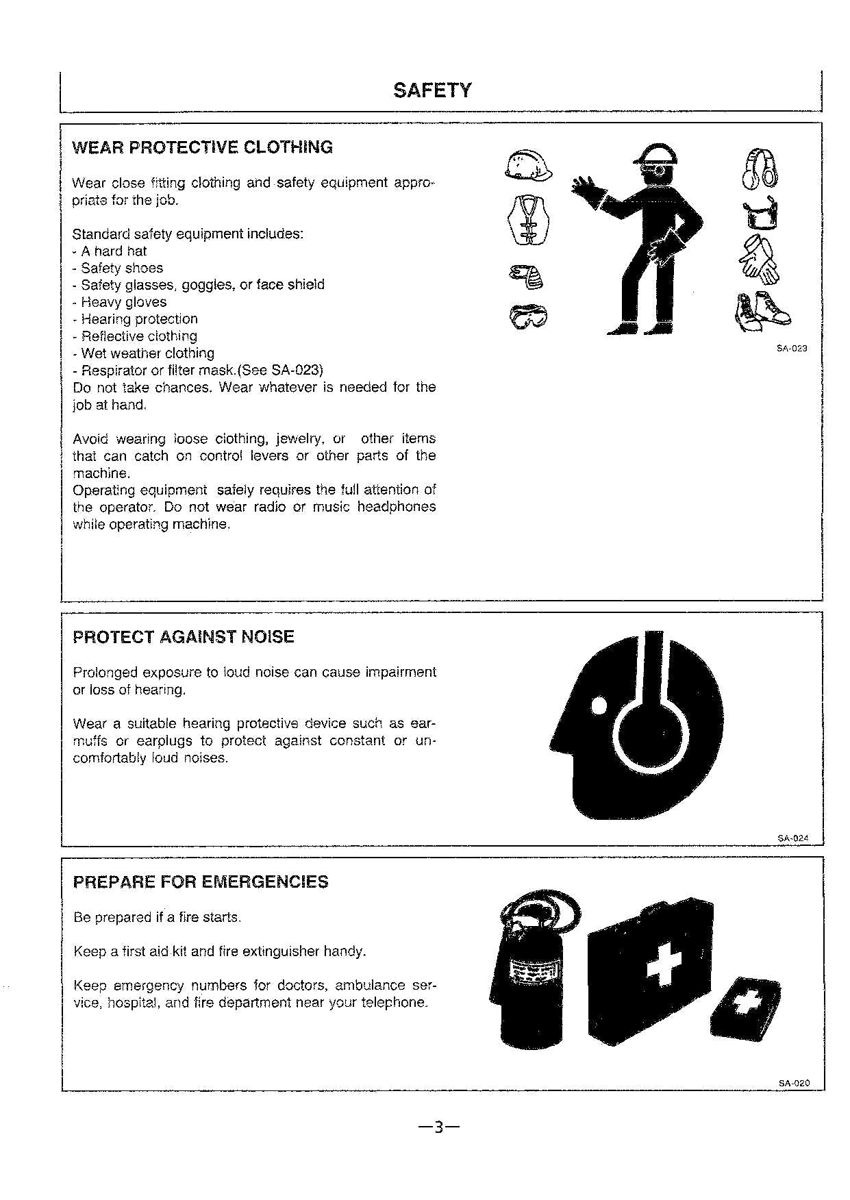 HITACHI EX200-3 EX200LC-3 EXCAVATOR OPERATORS MANUAL #2