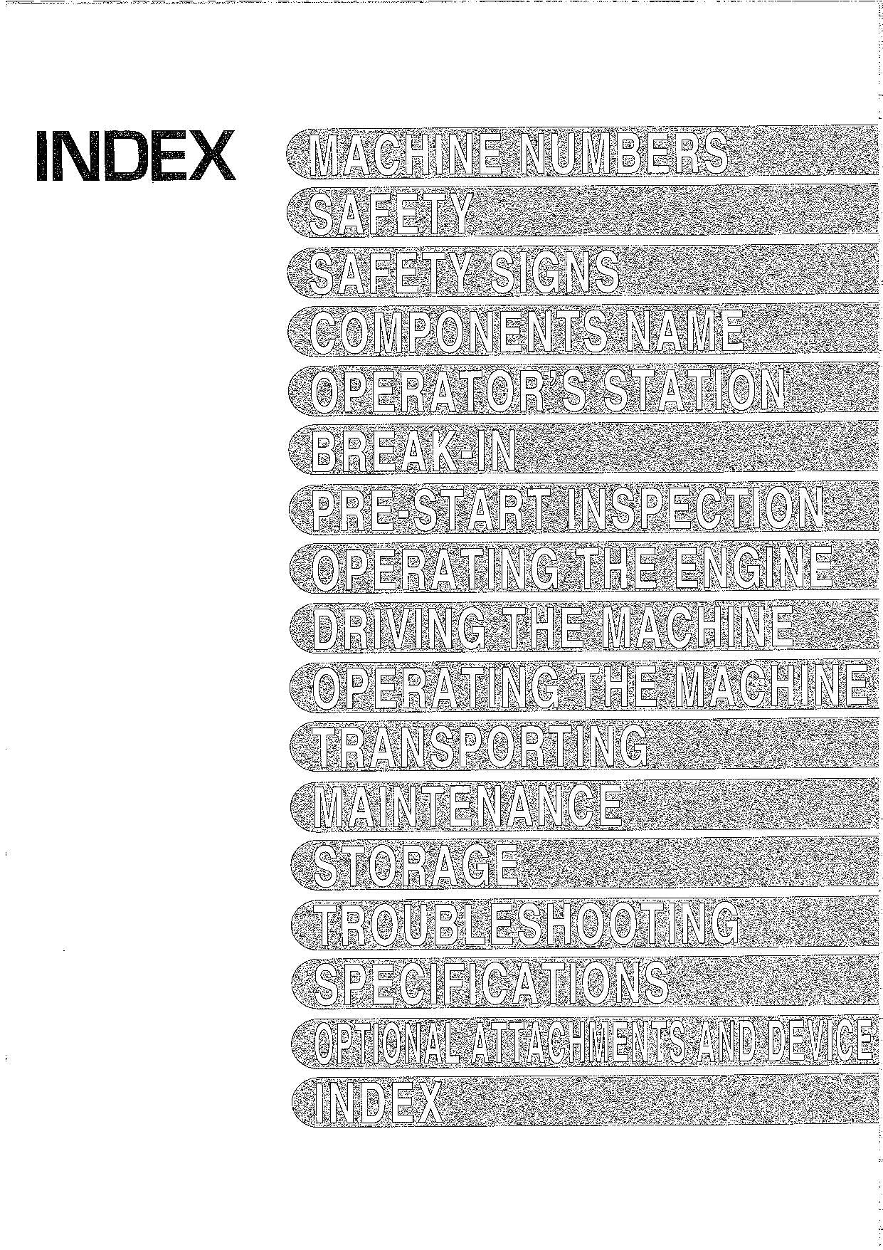 HITACHI EX200-5 EX200LC-5 EX210H-5 EX210LCH-5 EXCAVATOR OPERATORS MANUAL #1