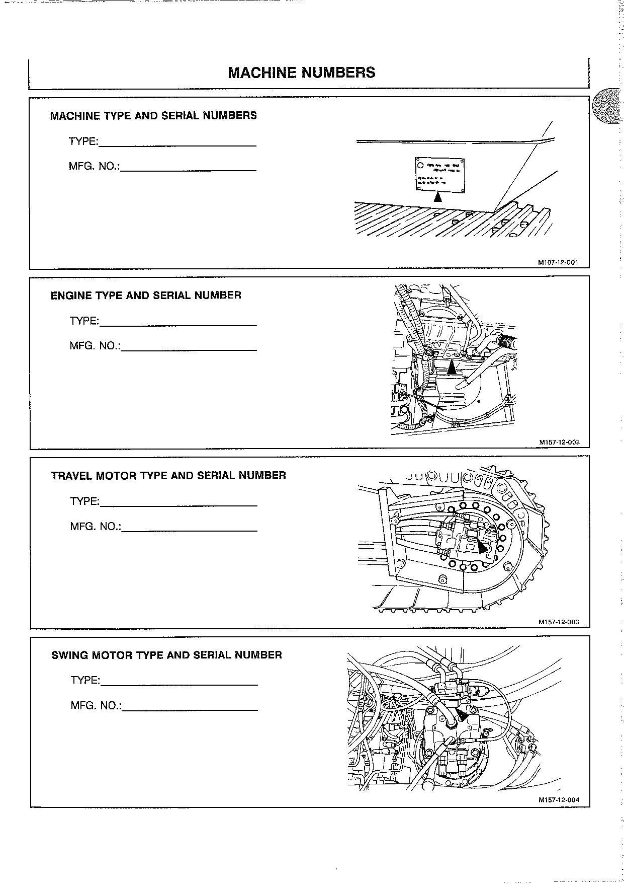 HITACHI EX200-5 EX200LC-5 EX210H-5 EX210LCH-5 EXCAVATOR OPERATORS MANUAL #1