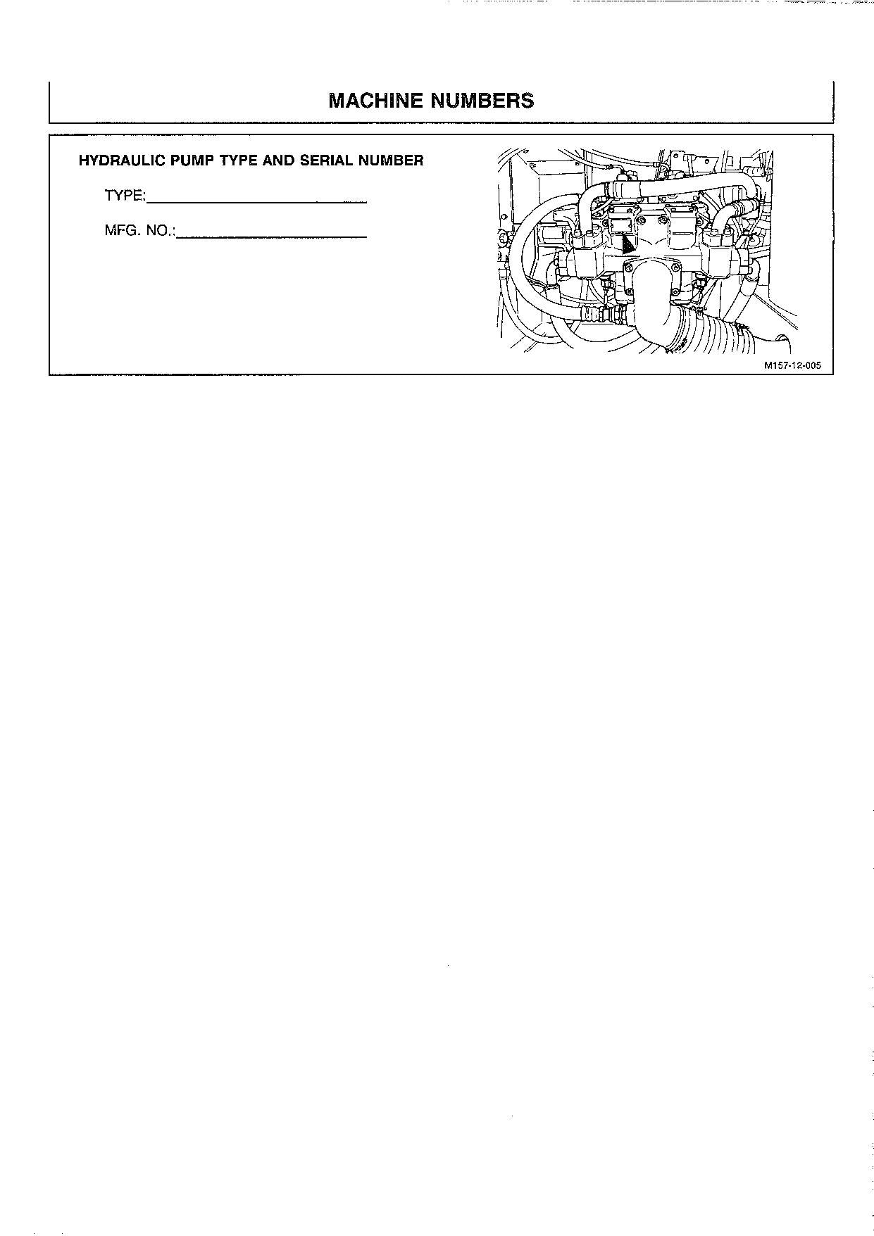 HITACHI EX200-5 EX200LC-5 EX210H-5 EX210LCH-5 EXCAVATOR OPERATORS MANUAL #1