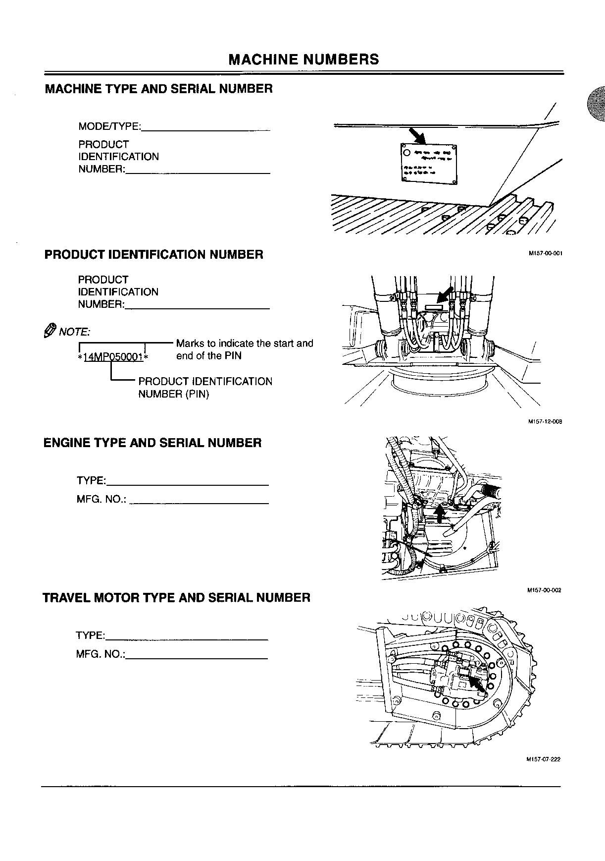 HITACHI EX200-5 EX200LC-5 EX210H-5 EX210LCH-5 EXCAVATOR OPERATORS MANUAL #2