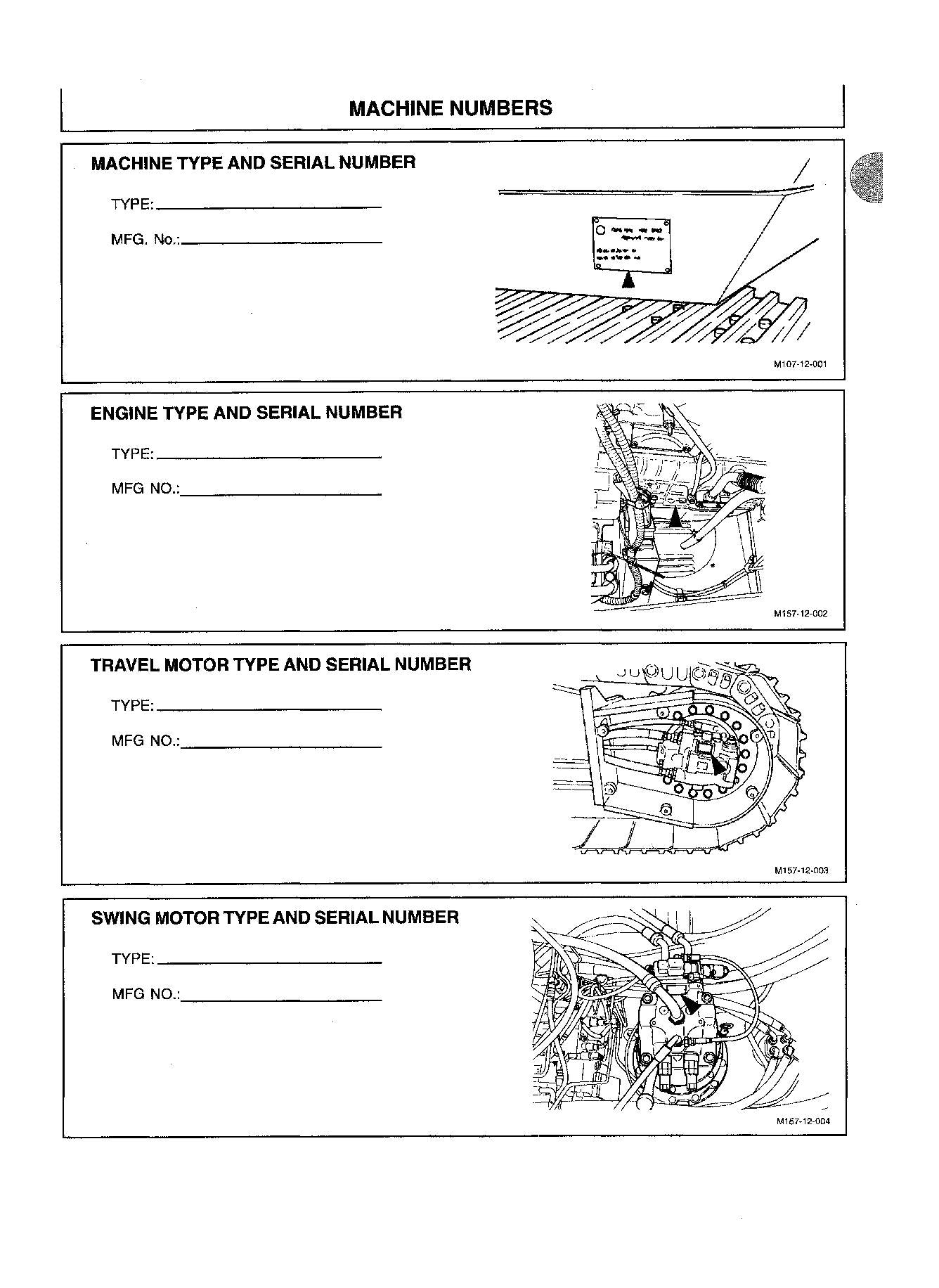 HITACHI EX200-5 EXCAVATOR OPERATORS MANUAL