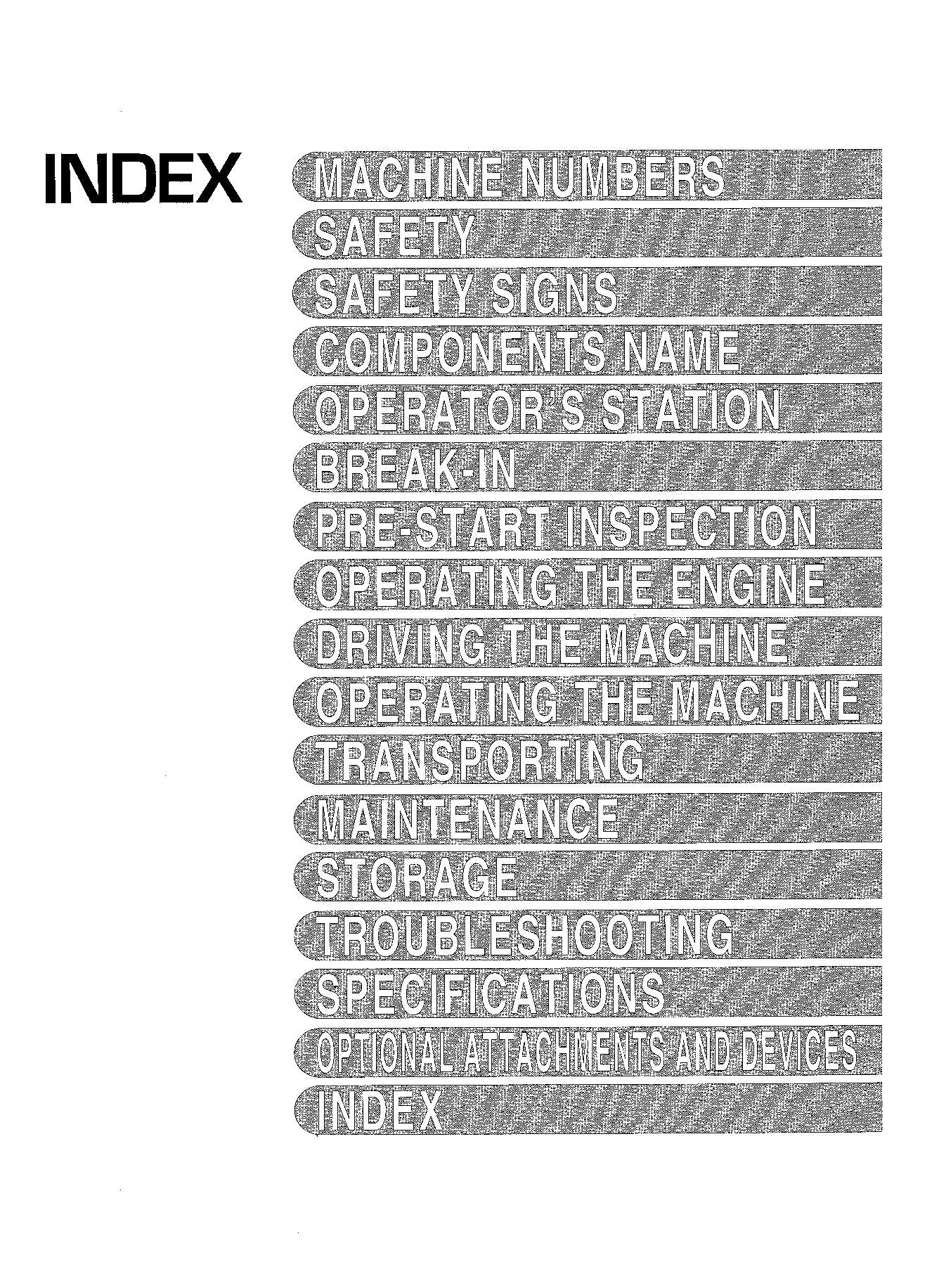 HITACHI EX200-5 EXCAVATOR OPERATORS MANUAL