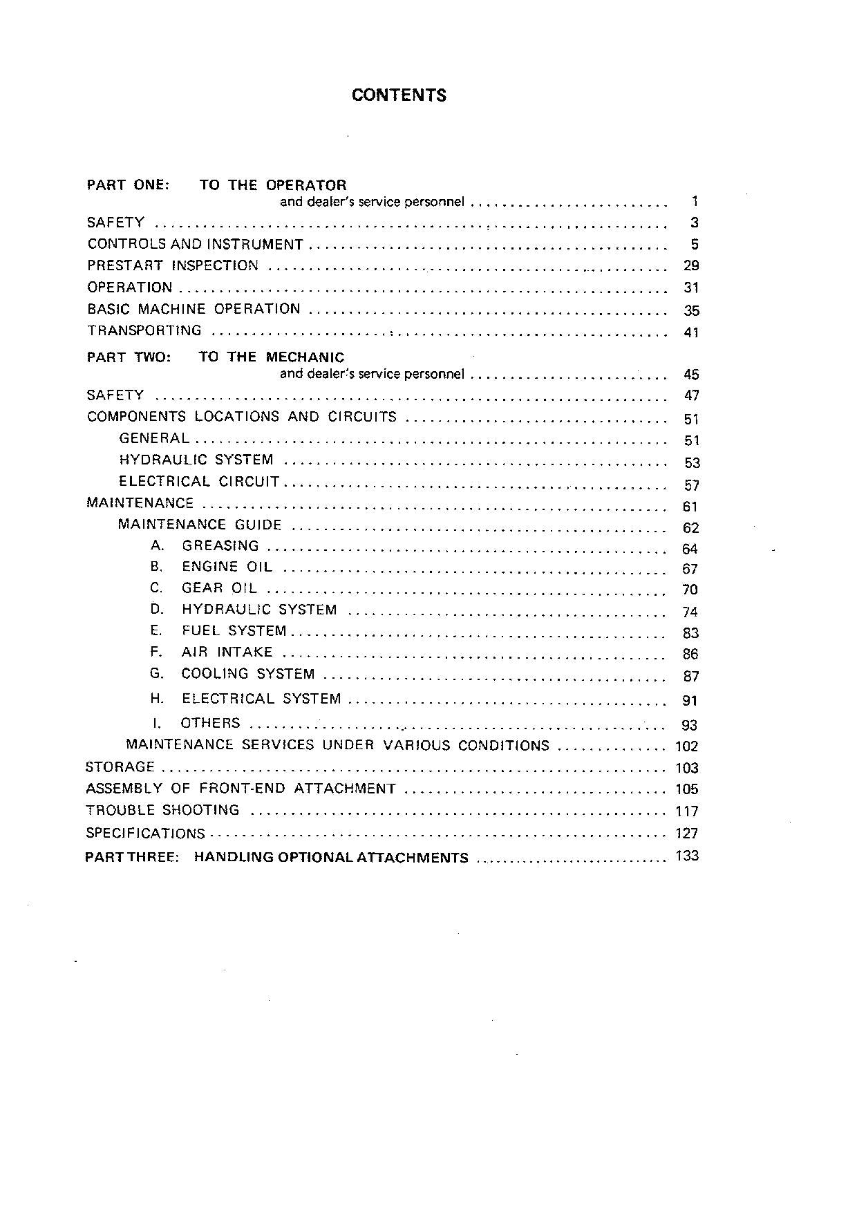 HITACHI EX220 EX220LC EXCAVATOR OPERATORS MANUAL