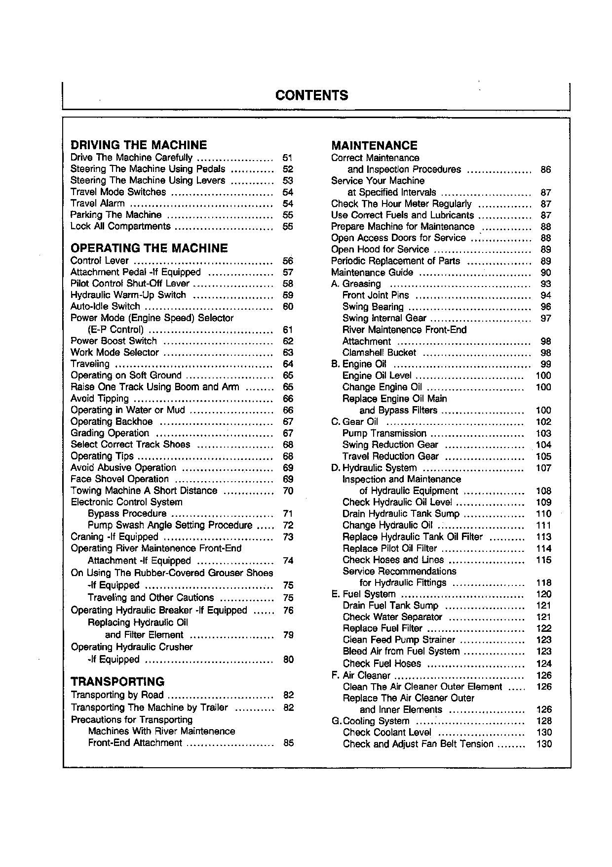 HITACHI EX220LC-3 EX220-3 EXCAVATOR OPERATORS MANUAL