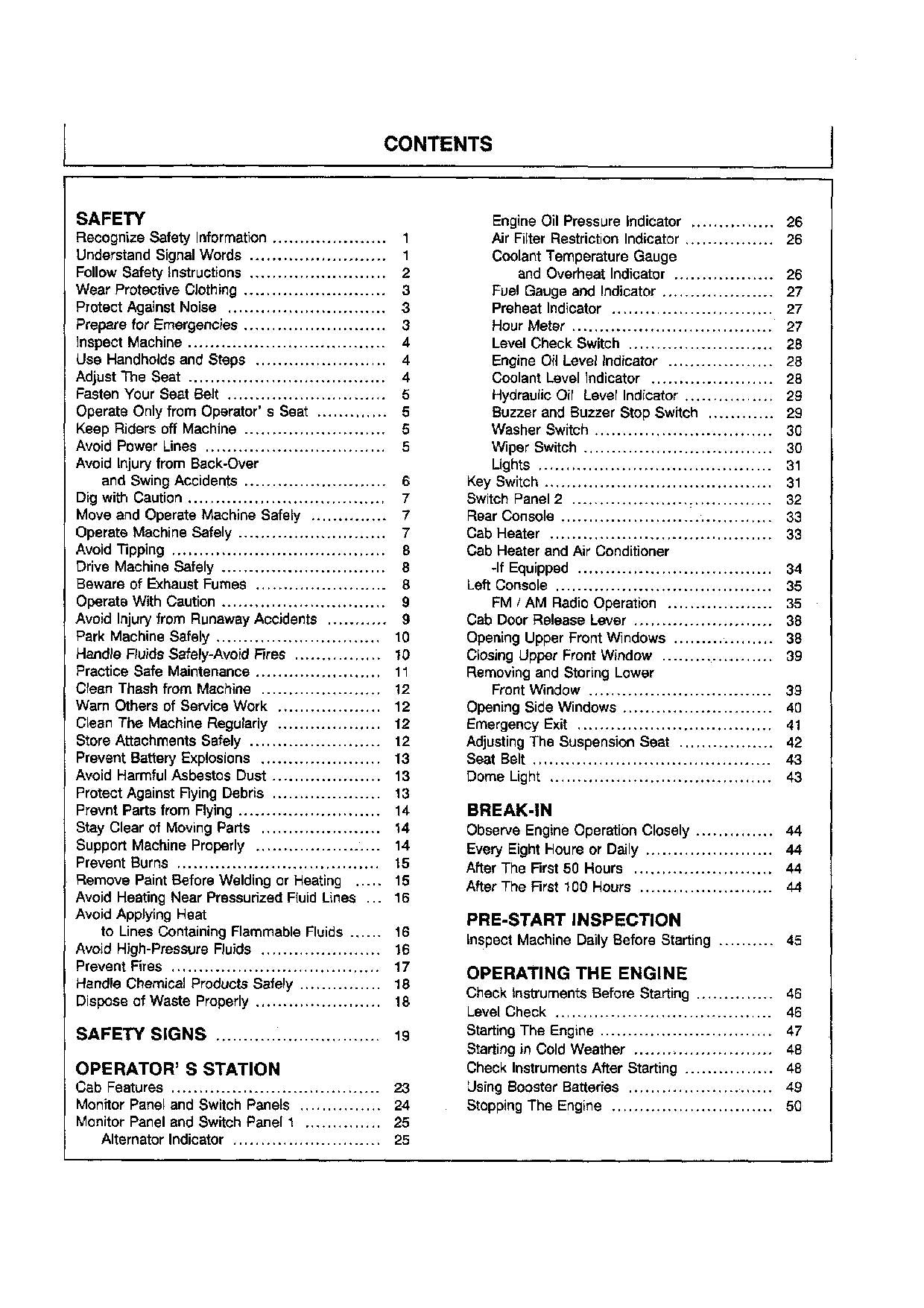 HITACHI EX220LC-3 EX220-3 EXCAVATOR OPERATORS MANUAL