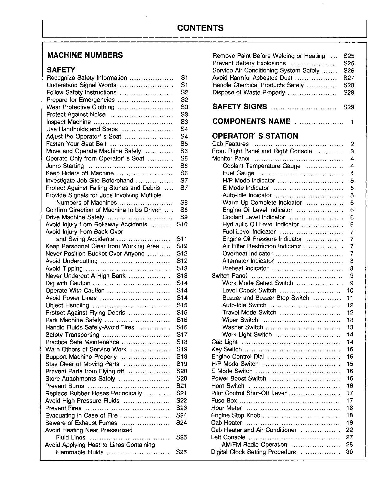 Hitachi Ex270lc-5 Excavator Operators Manual #1 – Profmanual