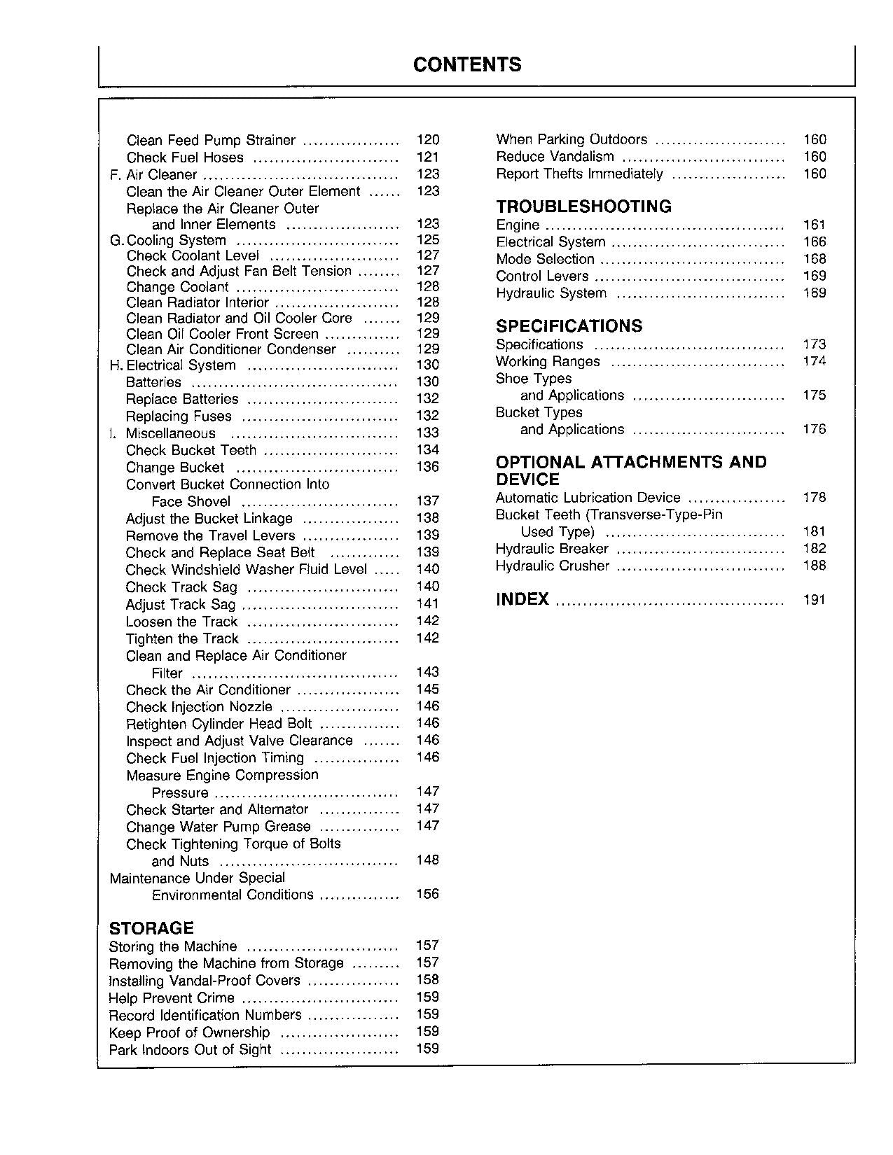 HITACHI EX270LC-5 EXCAVATOR OPERATORS MANUAL #1 – PROFMANUAL