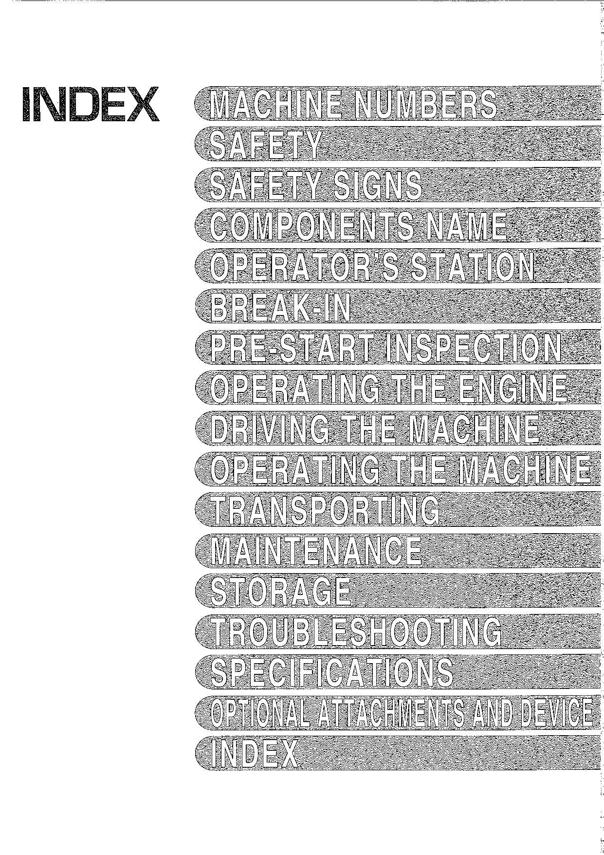 HITACHI EX220-5 EX220LC-5 EX230H-5 EX230LCH-5 EXCAVATOR OPERATORS MANUAL