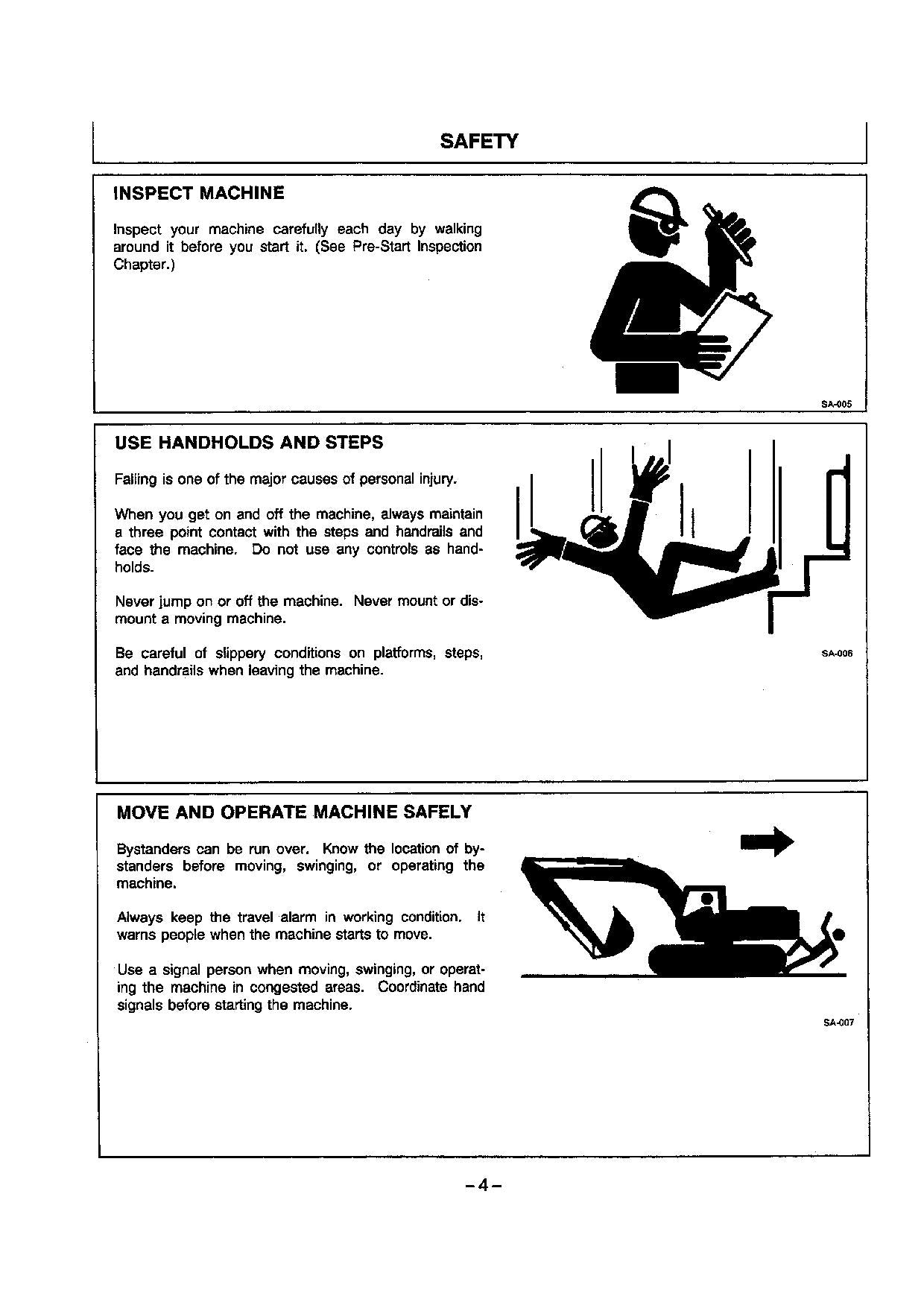 HITACHI EX700 EXCAVATOR OPERATORS MANUAL