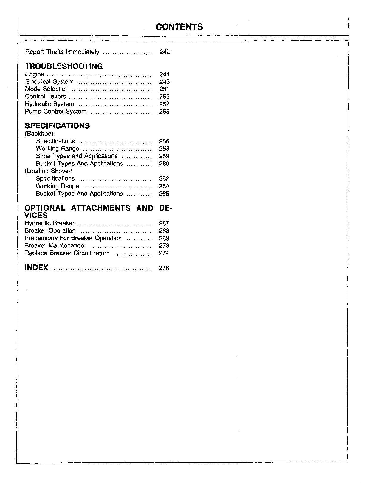 HITACHI EX750-5 EX800H-5 EXCAVATOR OPERATORS MANUAL #1