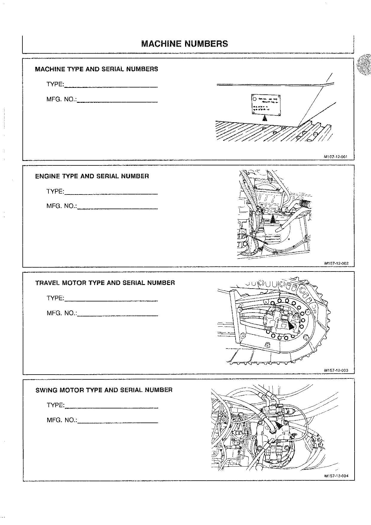 HITACHI EX100-5 EX100M-5 EX120-5 EX130H-5 EXCAVATOR OPERATORS MANUAL #1