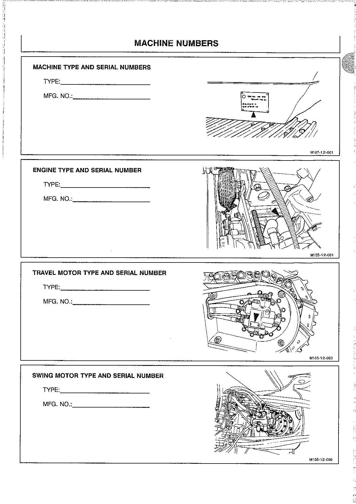 HITACHI EX100-5 EX100M-5 EX120-5 EX130H-5 BAGGER-BETRIEBSHANDBUCH Nr. 2