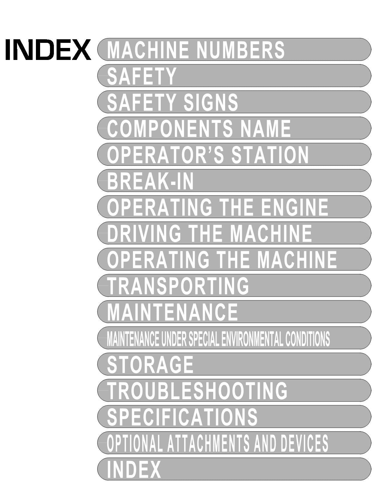 HITACHI EX300-5 EXCAVATOR OPERATORS MANUAL