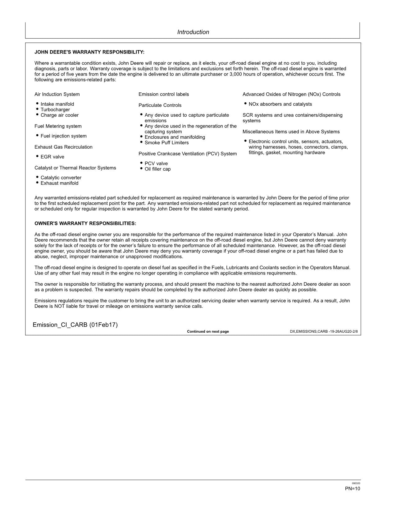 JOHN DEERE E300LC EXCAVATOR OPERATORS MANUAL