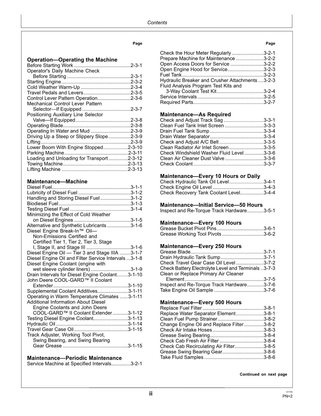 JOHN DEERE 75D EXCAVATOR OPERATORS MANUAL