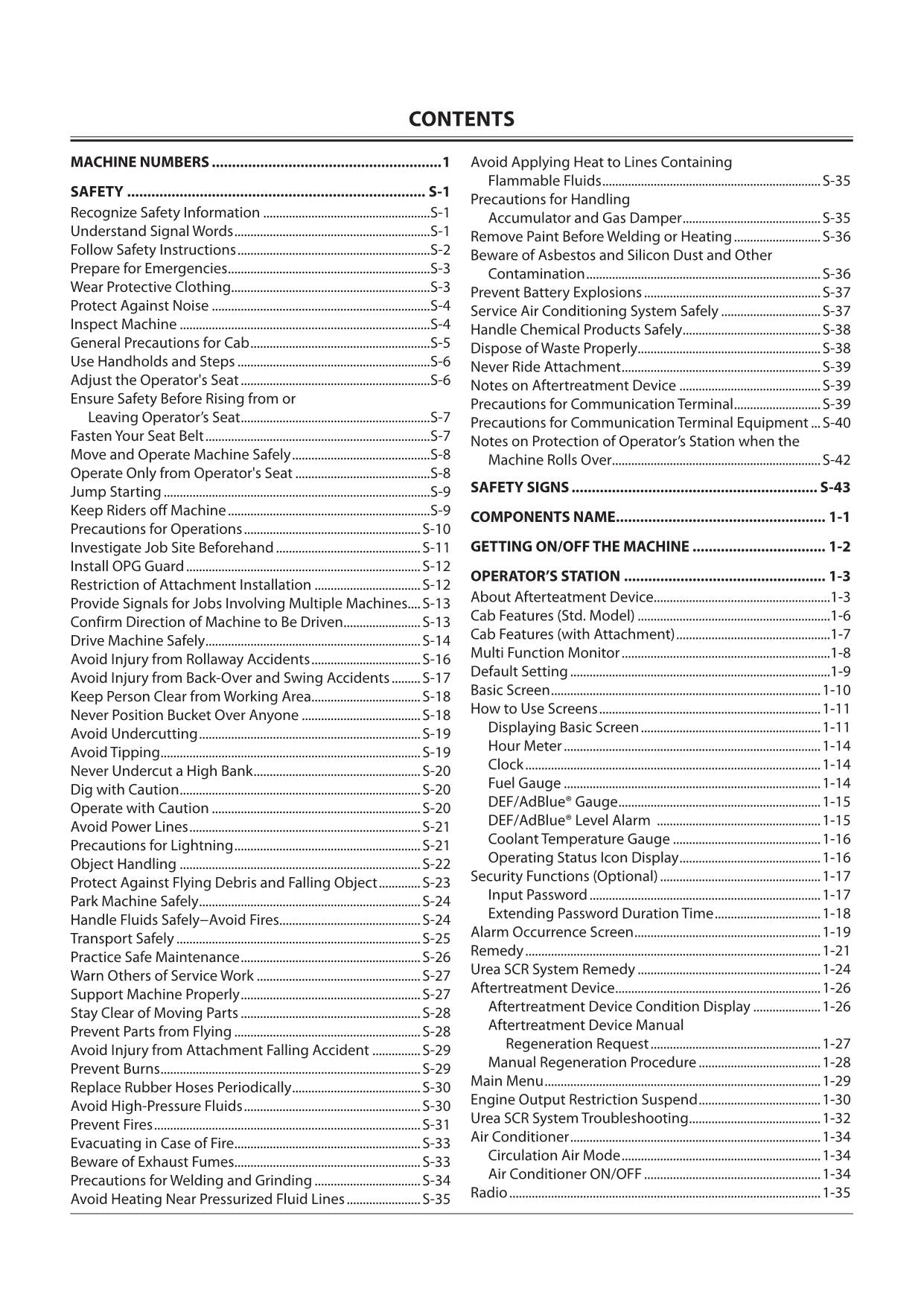 HITACHI ZAXIS ZX 470LC-6 670LC-6 870LC-6 EXCAVATOR OPERATORS MANUAL