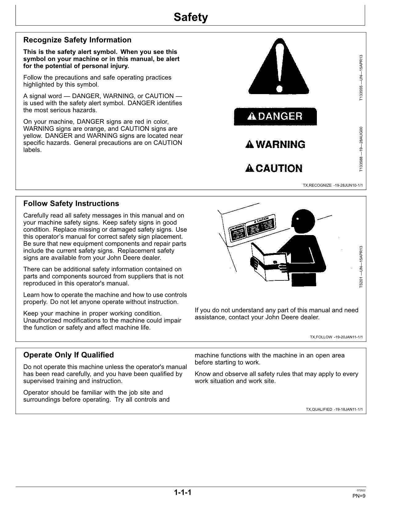 JONH DEERE 350 380 P EXCAVATOR OPERATORS MANUAL