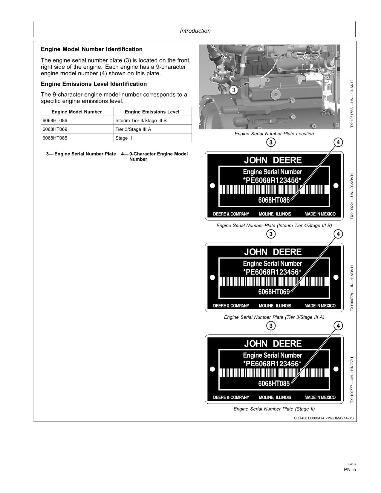 JONH DEERE 210G 210GLC EXCAVATOR OPERATORS MANUAL ser E520001-